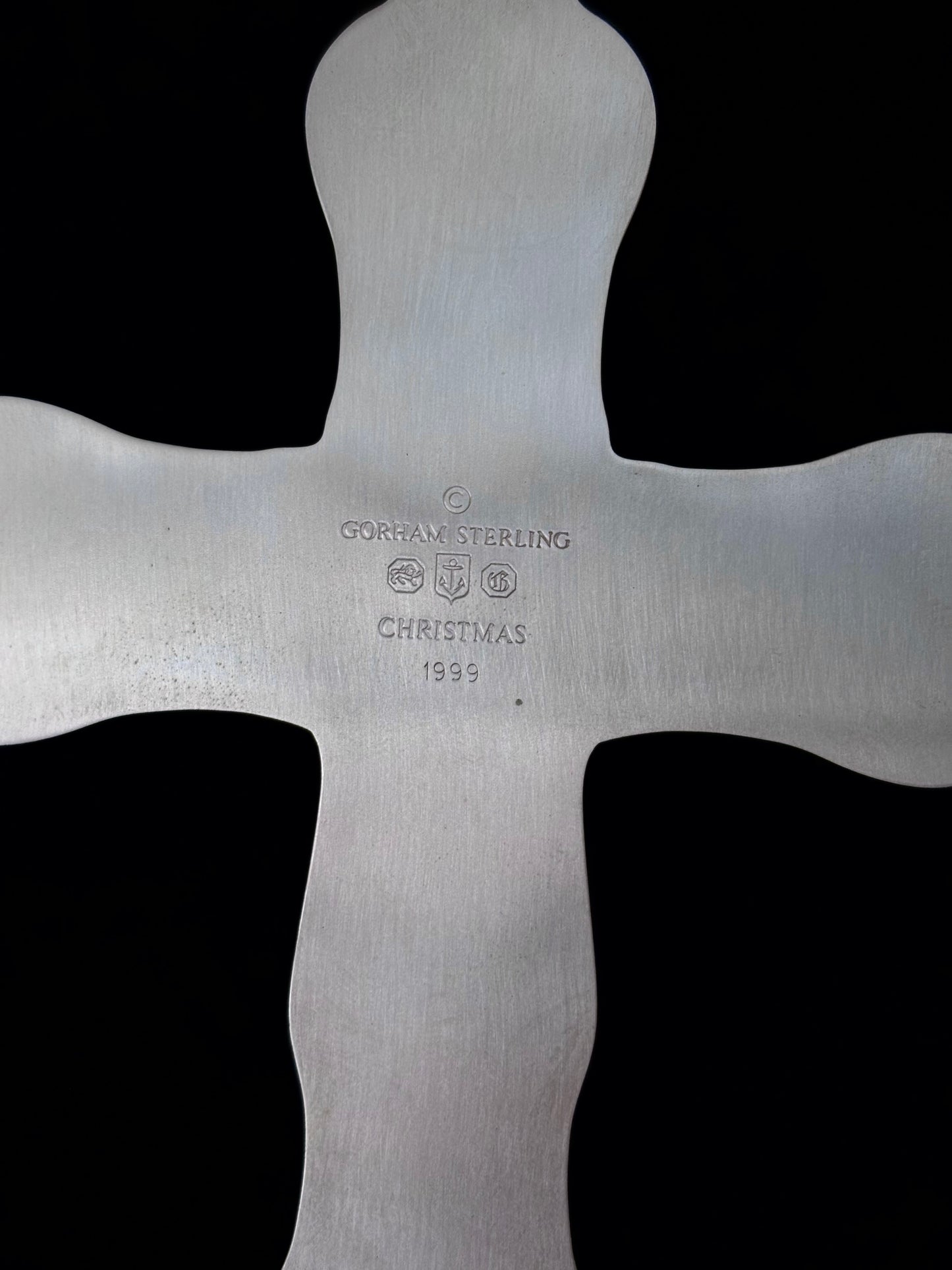 Gorham Sterling Silver Cross Ornament – 1999 Christmas Collectible