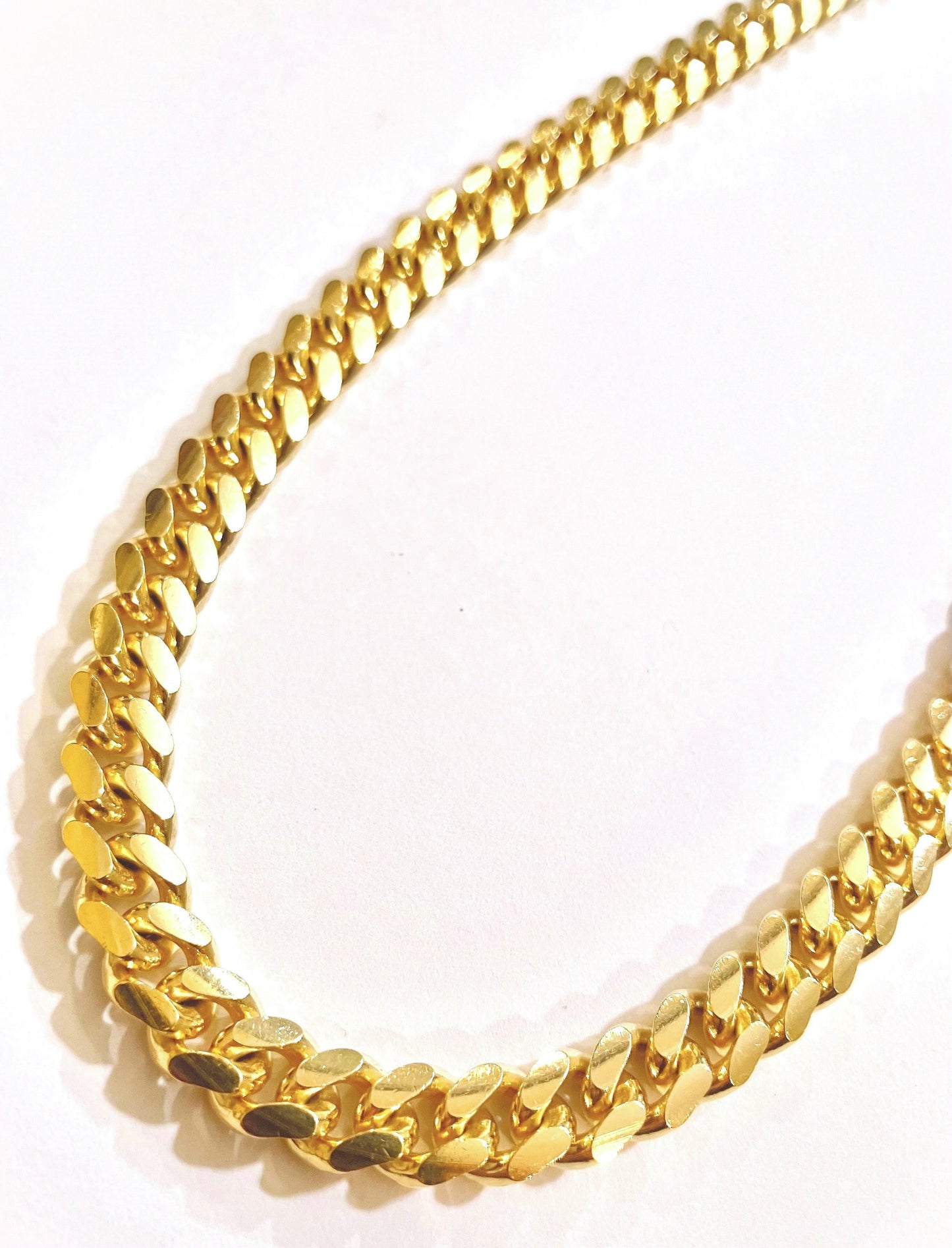 10k Gold Plated Cuban Link Chain