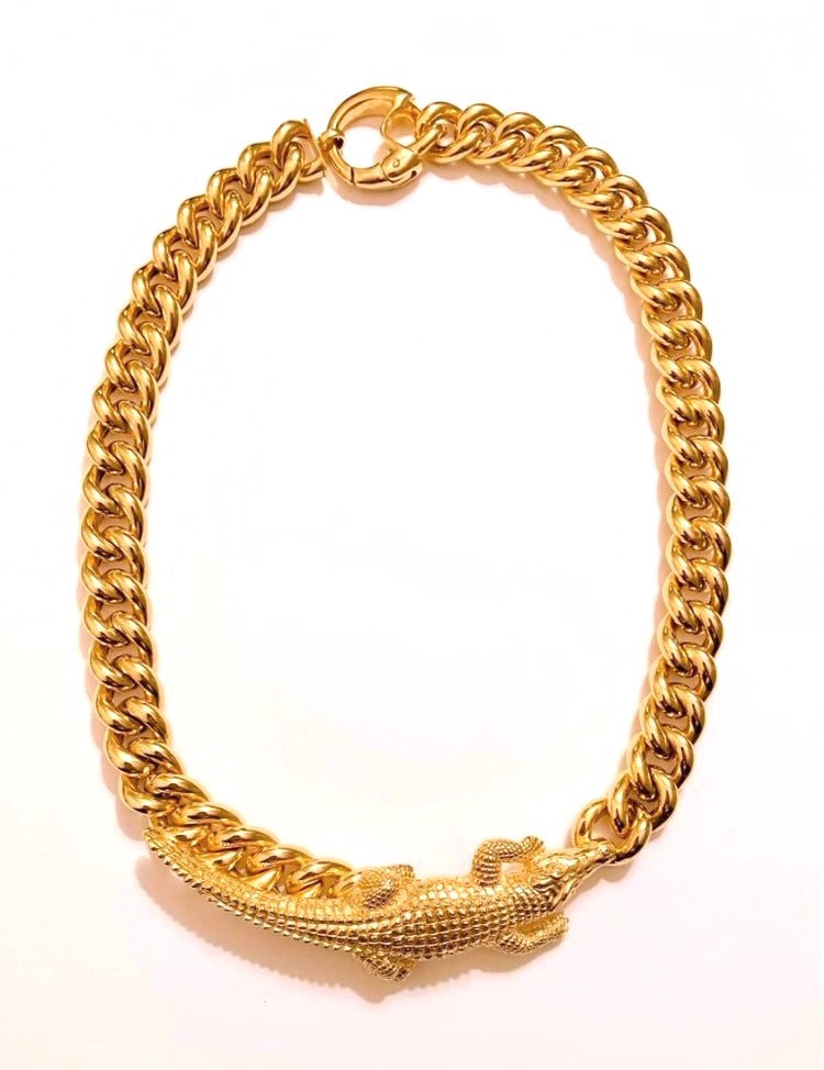 Aristocrazy Cuban Link Crocodile Chain