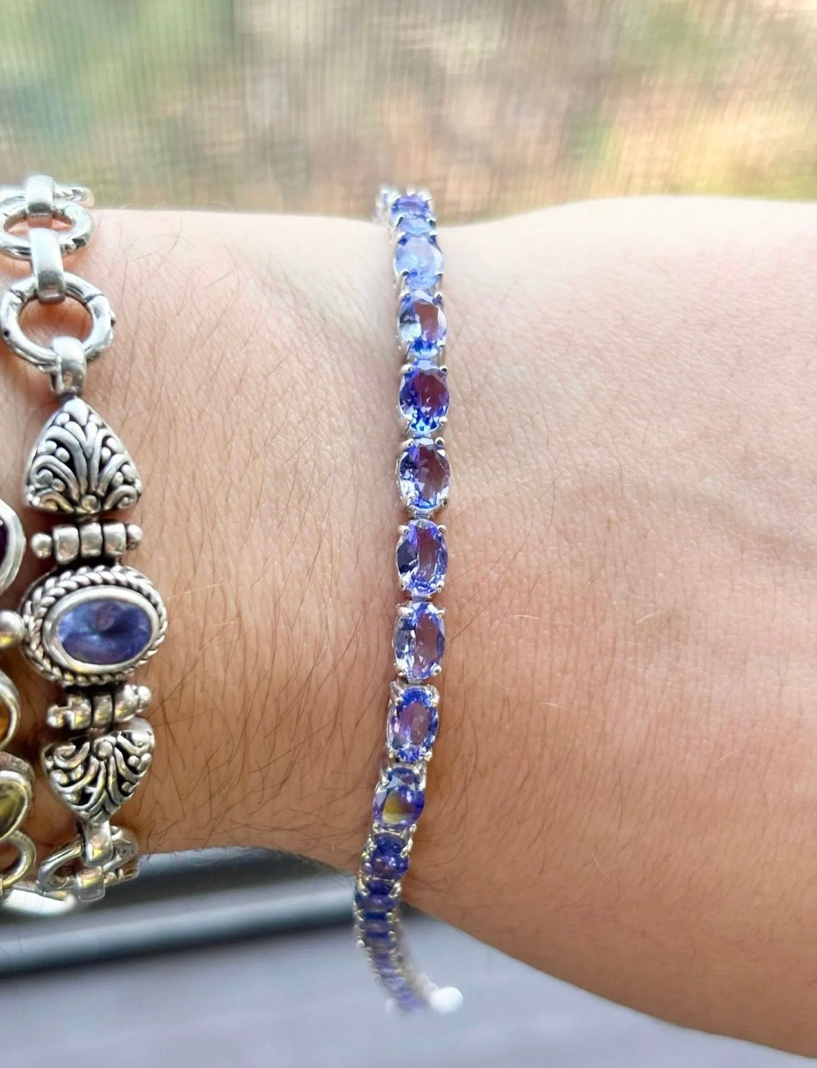 Tanzanite Tennis Bracelet