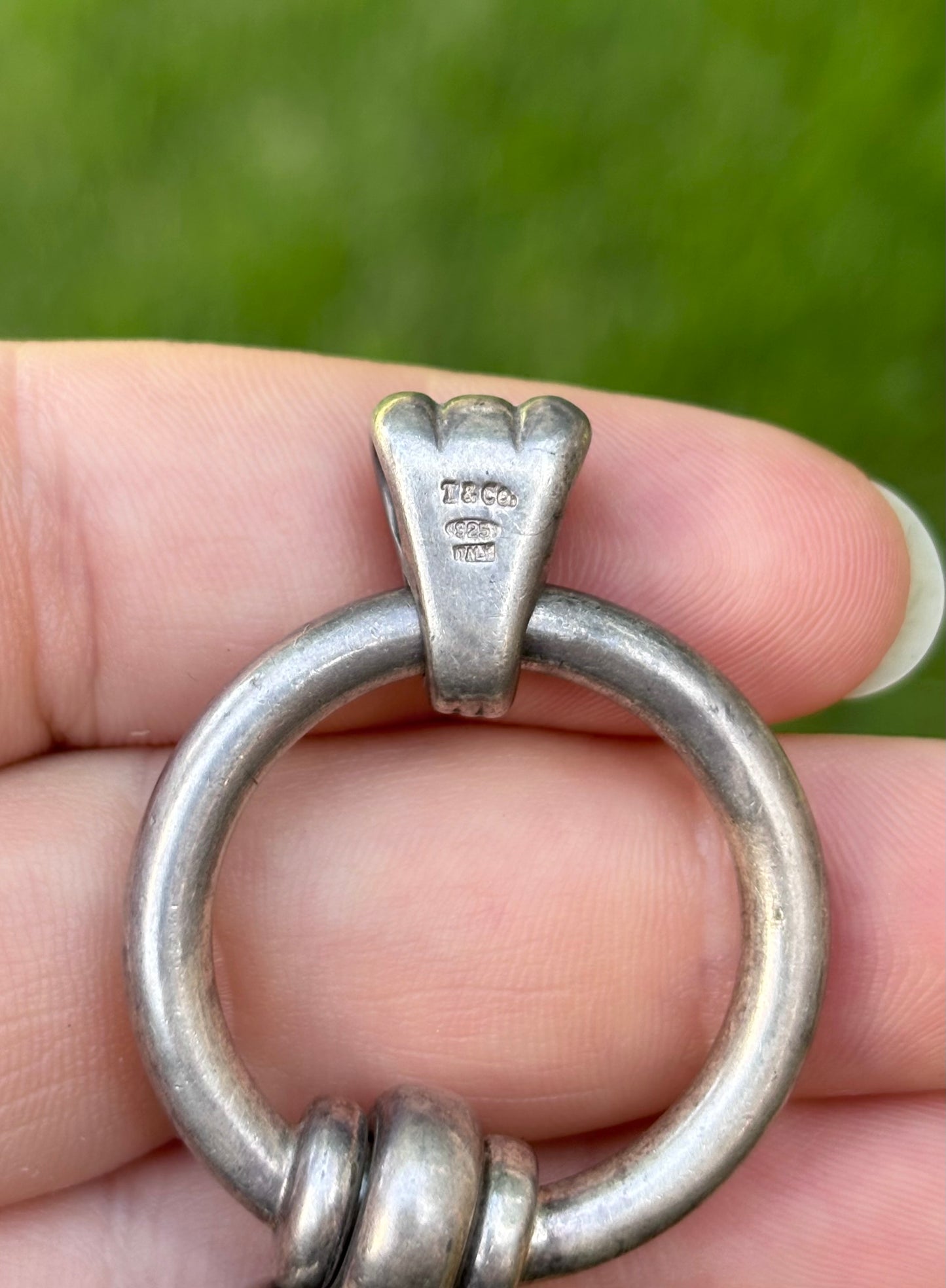 Tiffany & Co. Sterling Silver Perfume Bottle Pendant