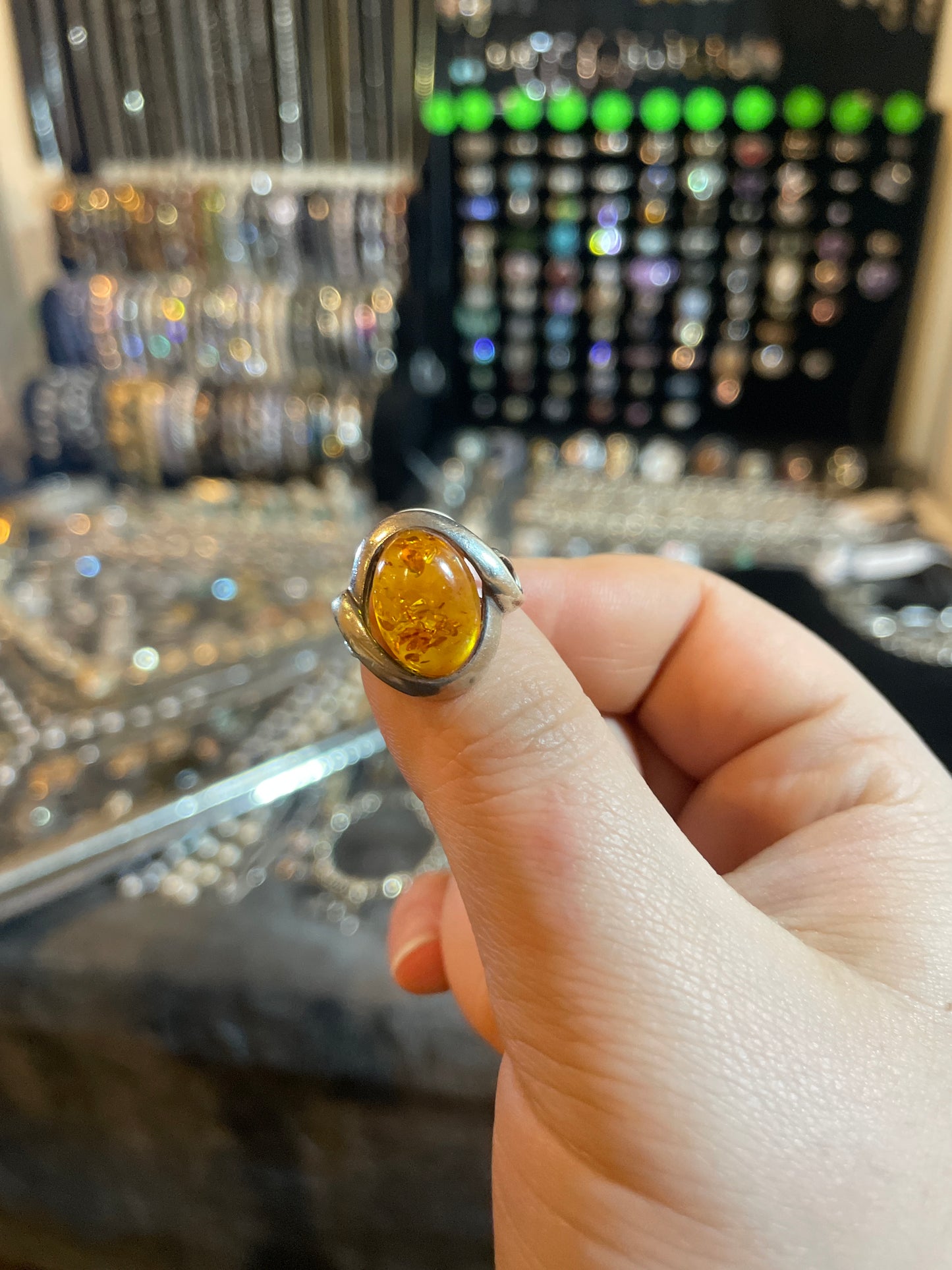 Maria Amber Ring