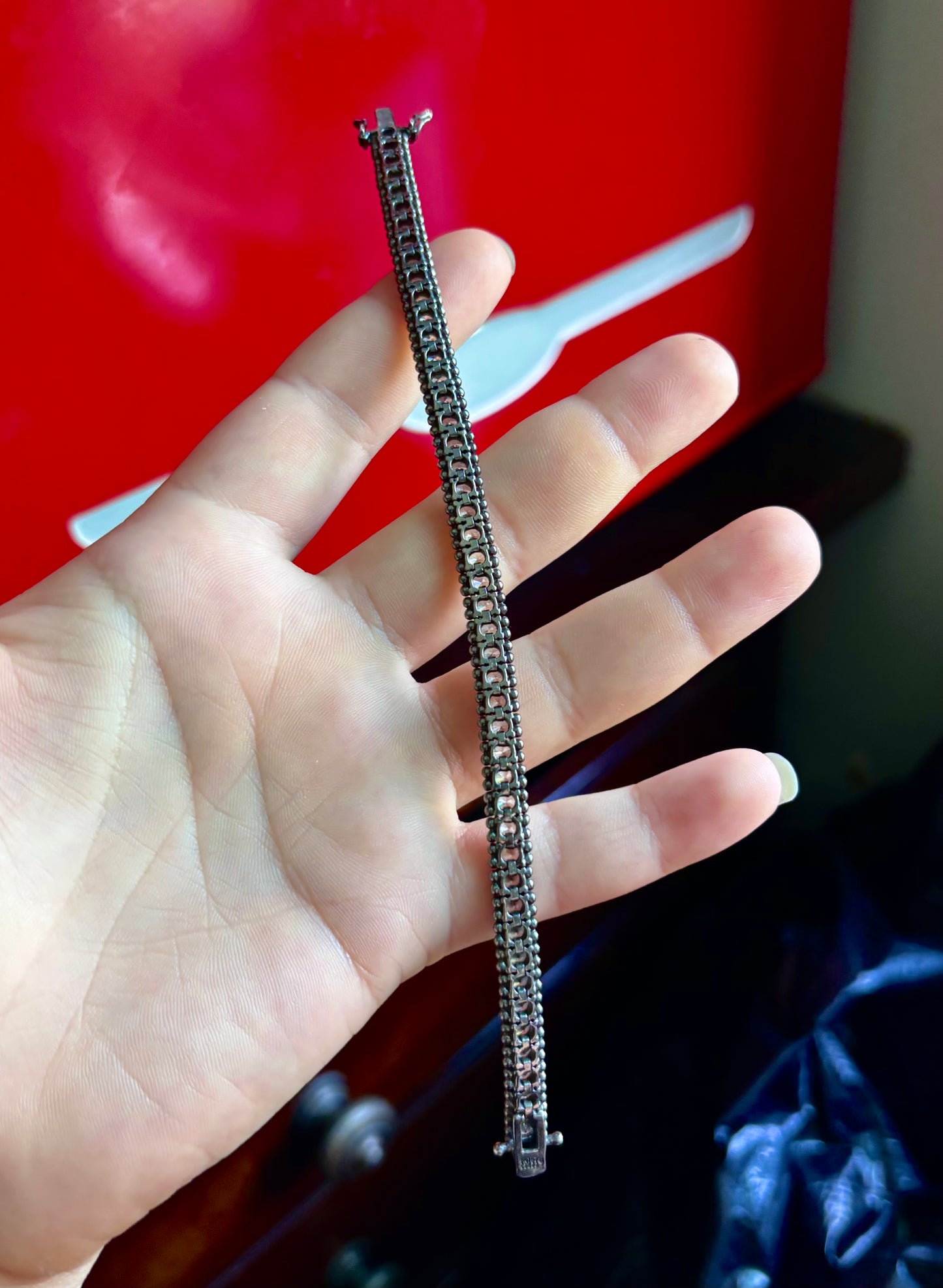 Beaded “Diamond” Tennis Bracelets (4 colors!)