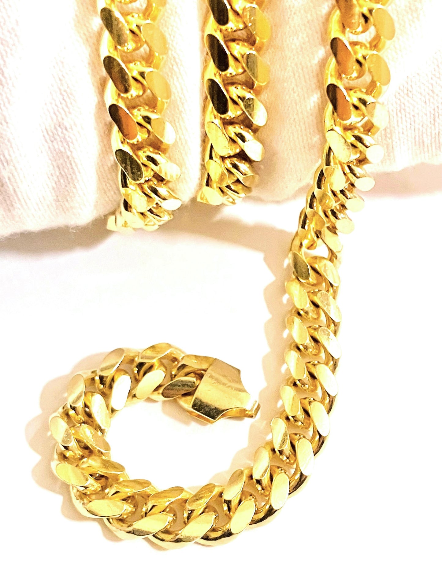 10k Gold Plated Cuban Link Chain
