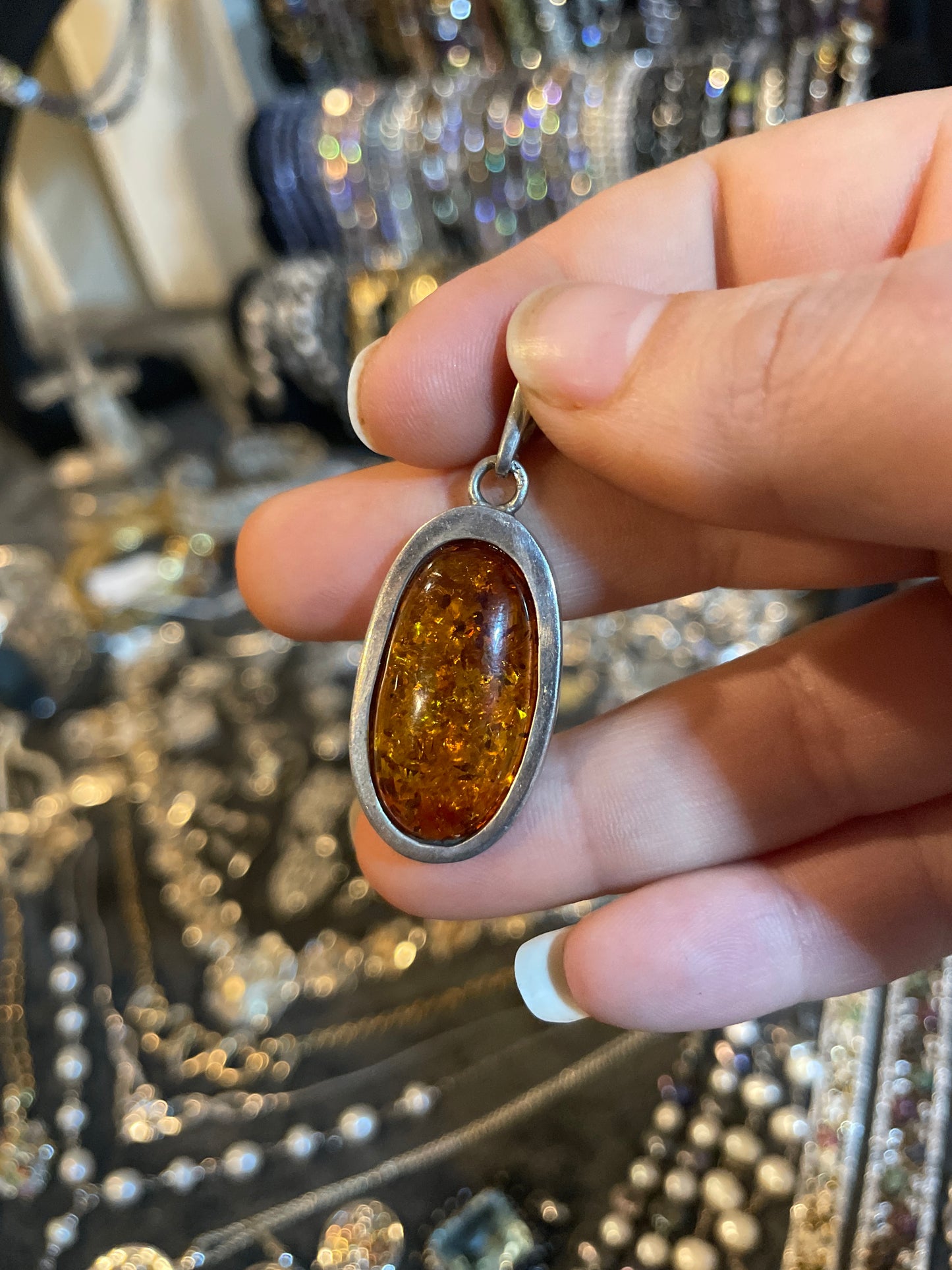 Amber pendant