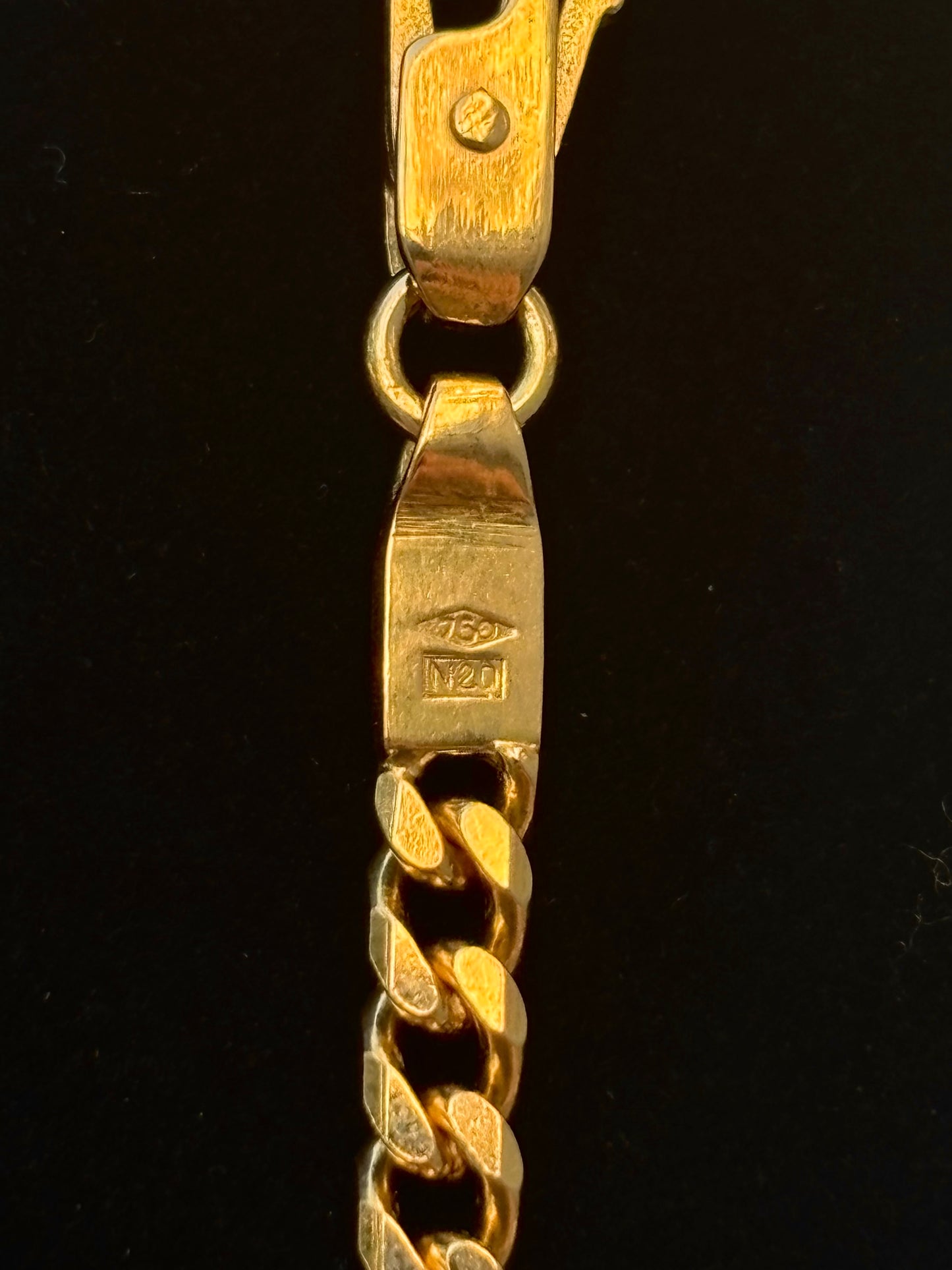FaCad’oro 18k Gold Cuban Link Chain