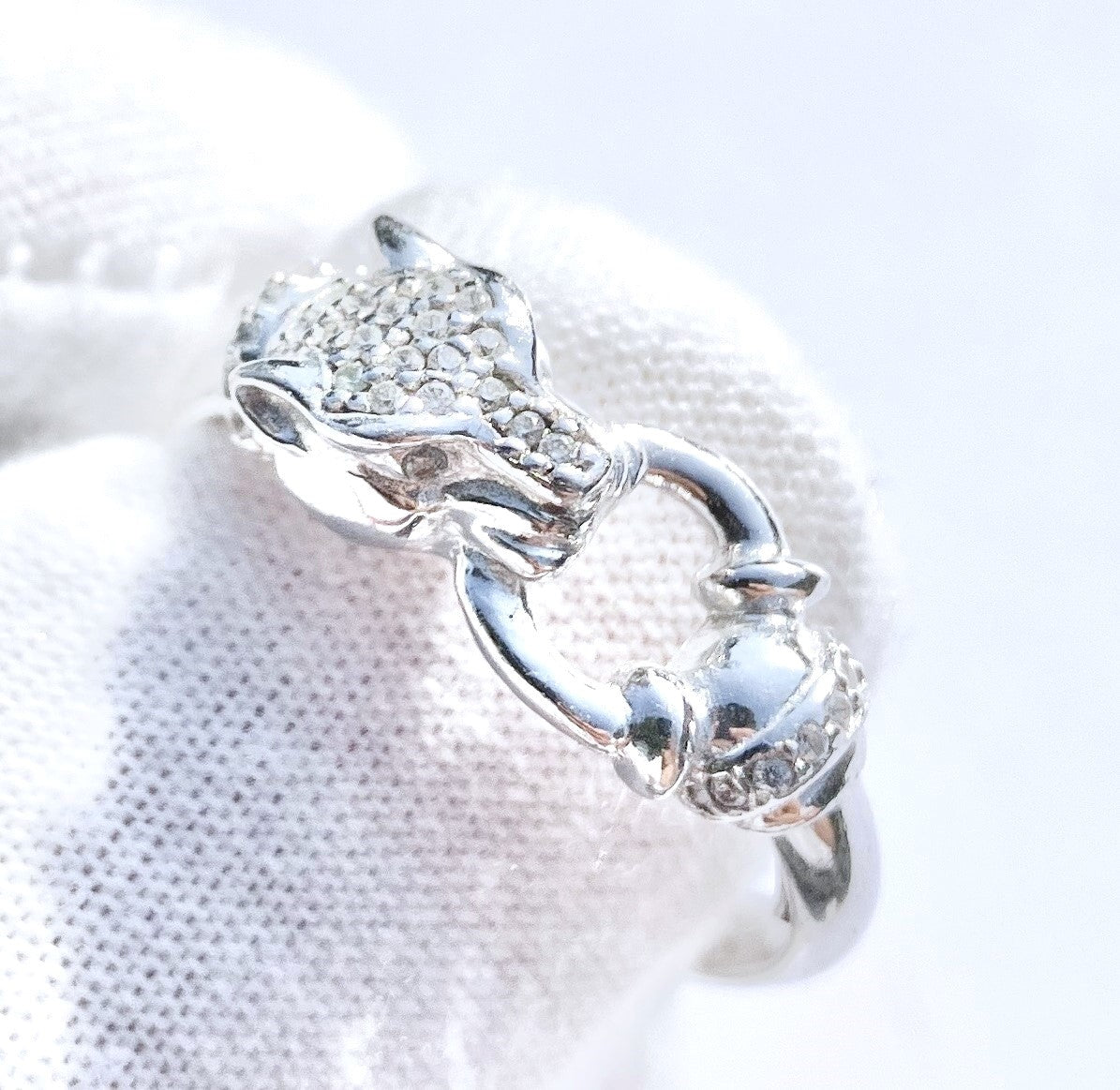 Cartier Inspired “Diamond” Panther Ring