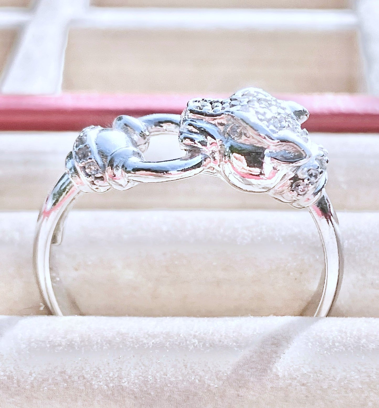 Cartier Inspired “Diamond” Panther Ring