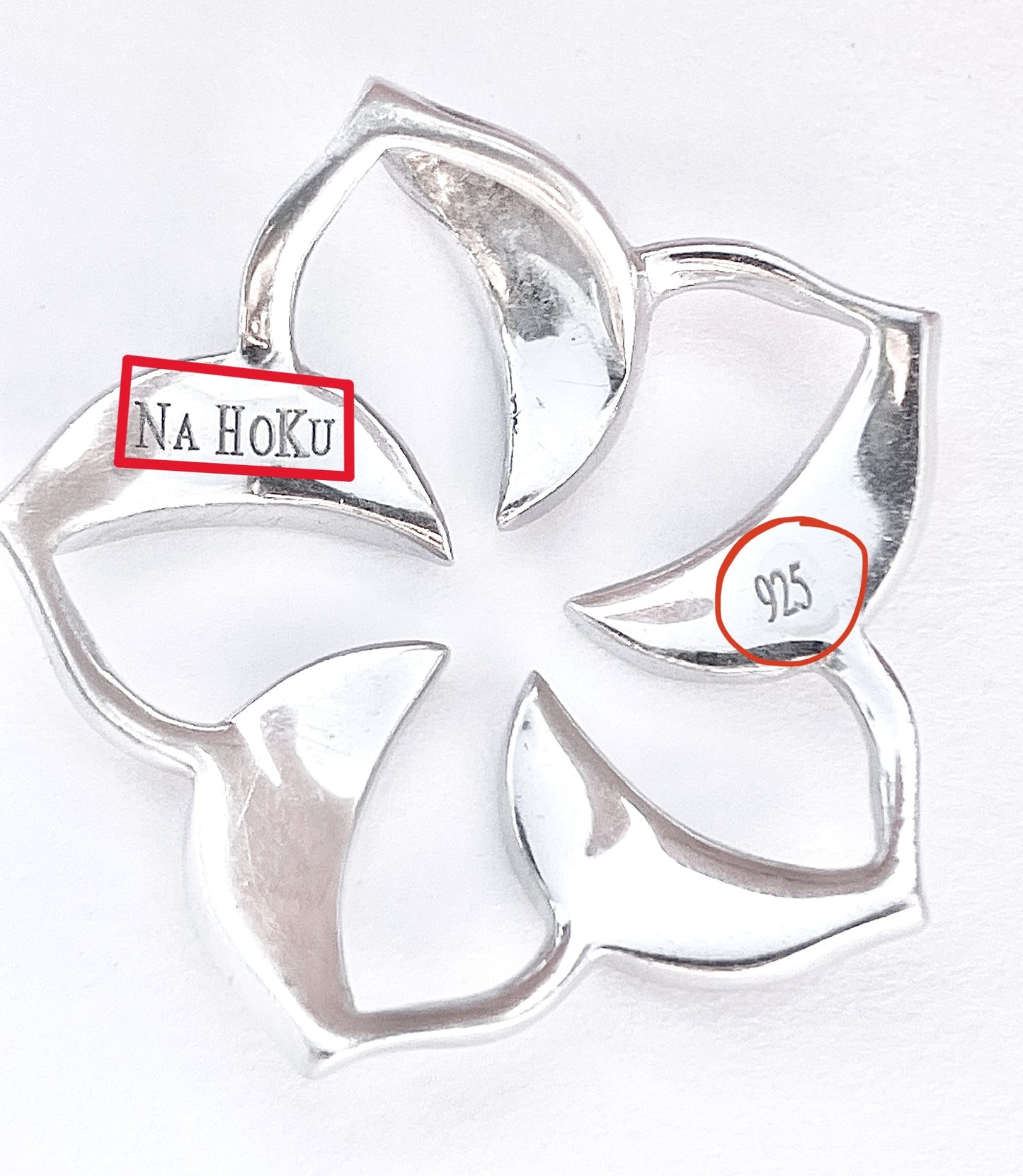 Na Hoku Floating Plumeria Pendant
