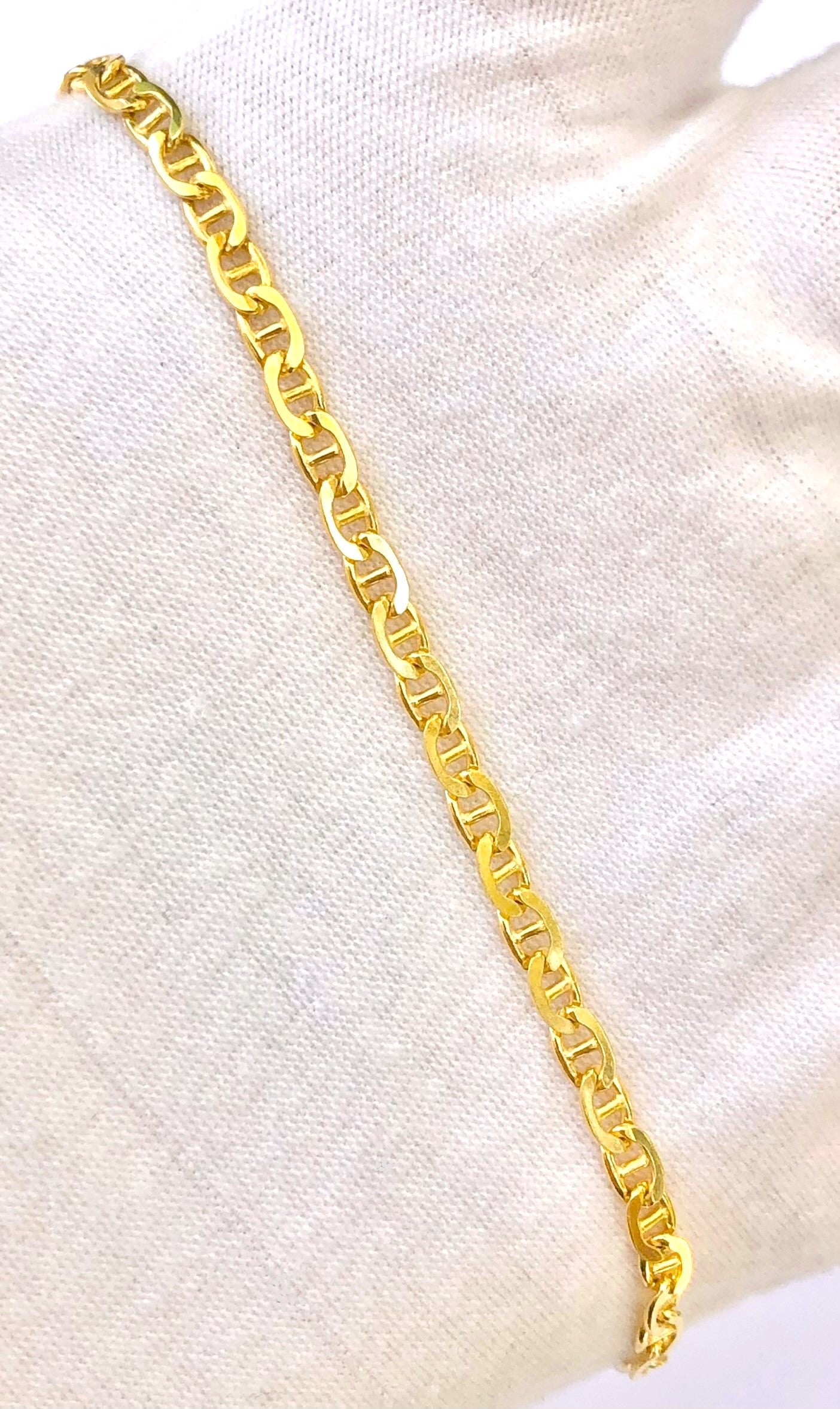 Gold Plated Mariner Link Bracelet