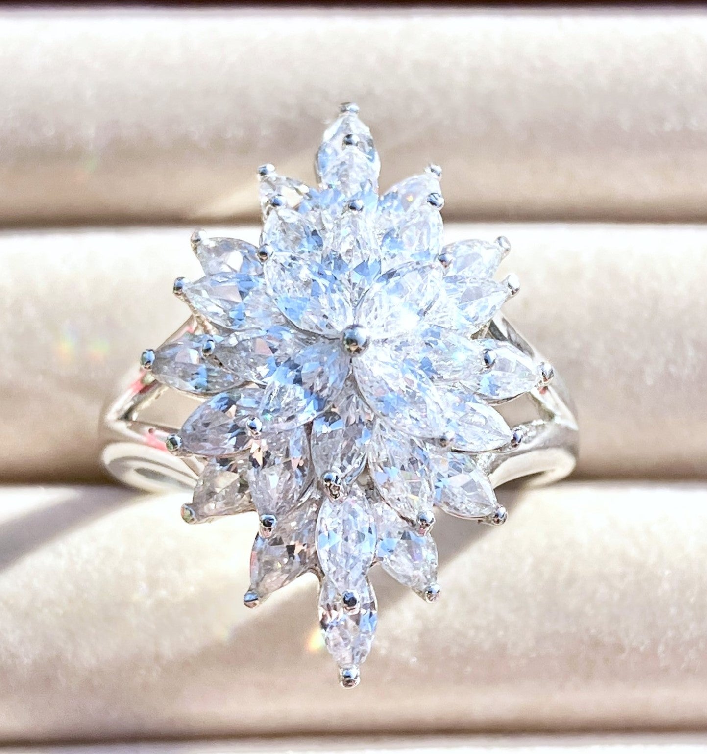 Marquise Cut “Diamond” North Star Ring