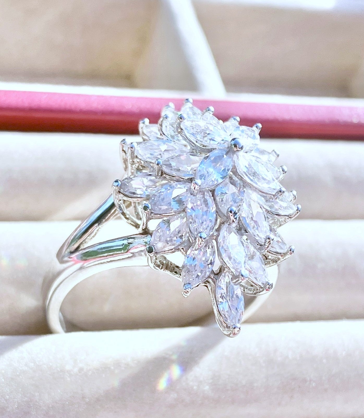 Marquise Cut “Diamond” North Star Ring