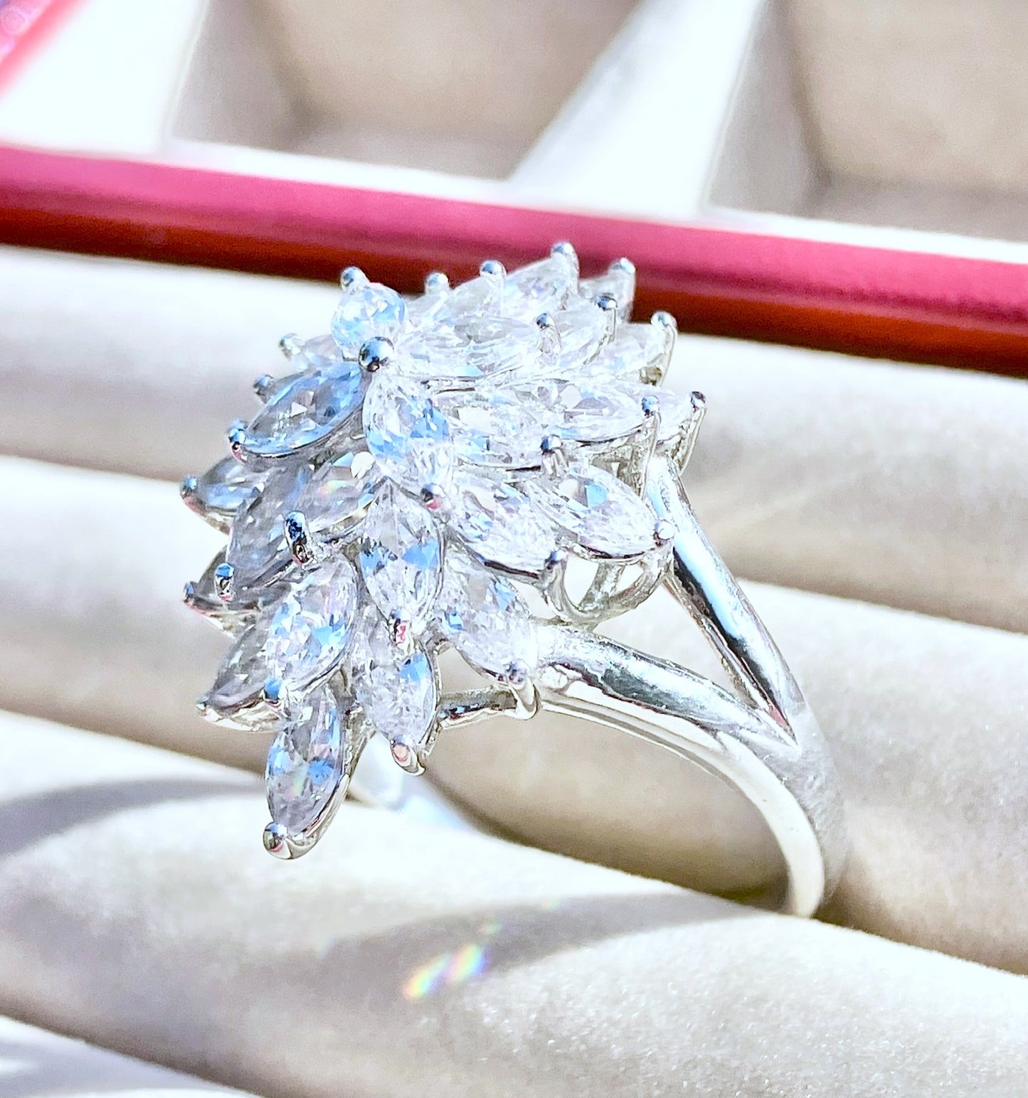 Marquise Cut “Diamond” North Star Ring