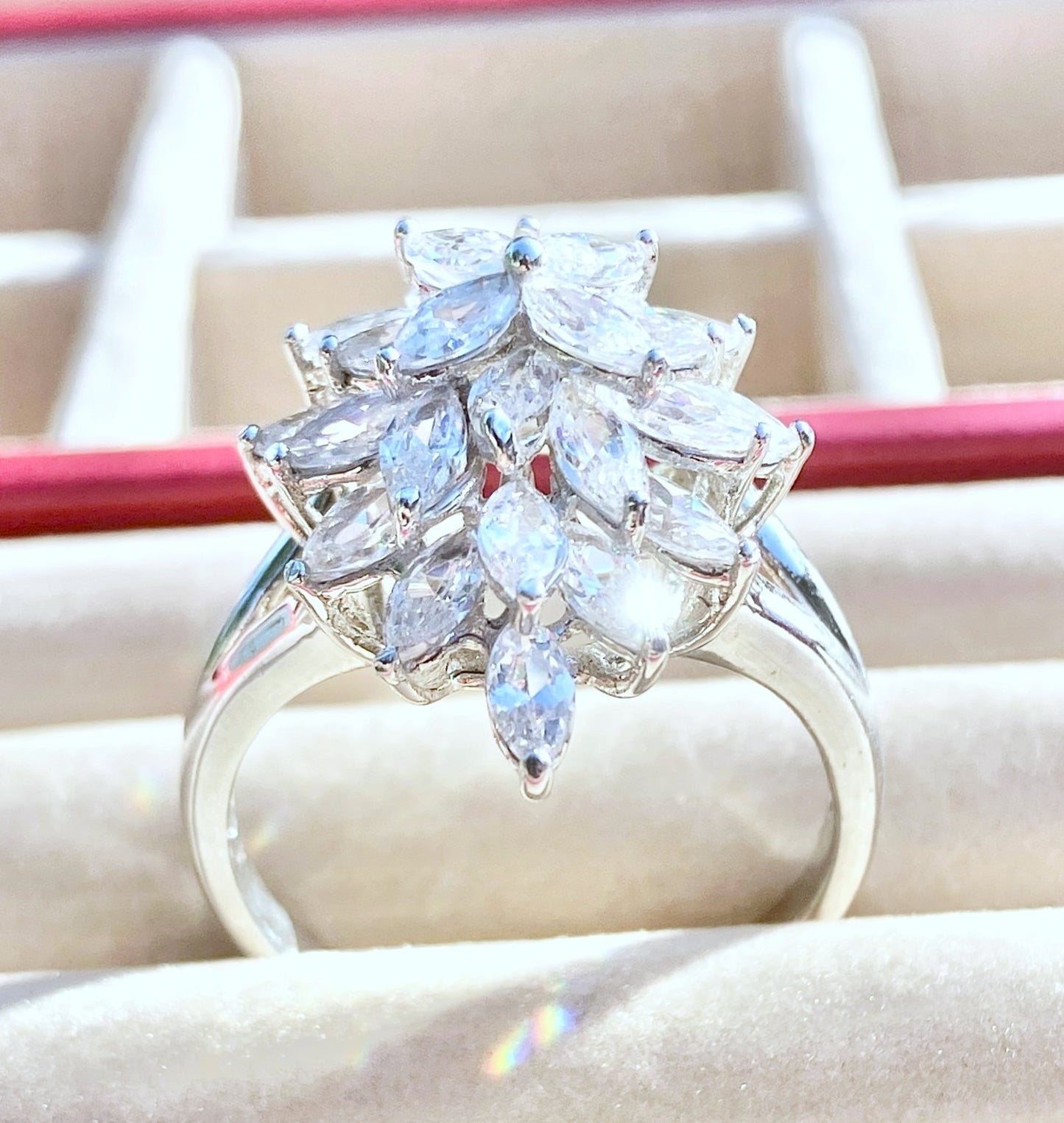 Marquise Cut “Diamond” North Star Ring