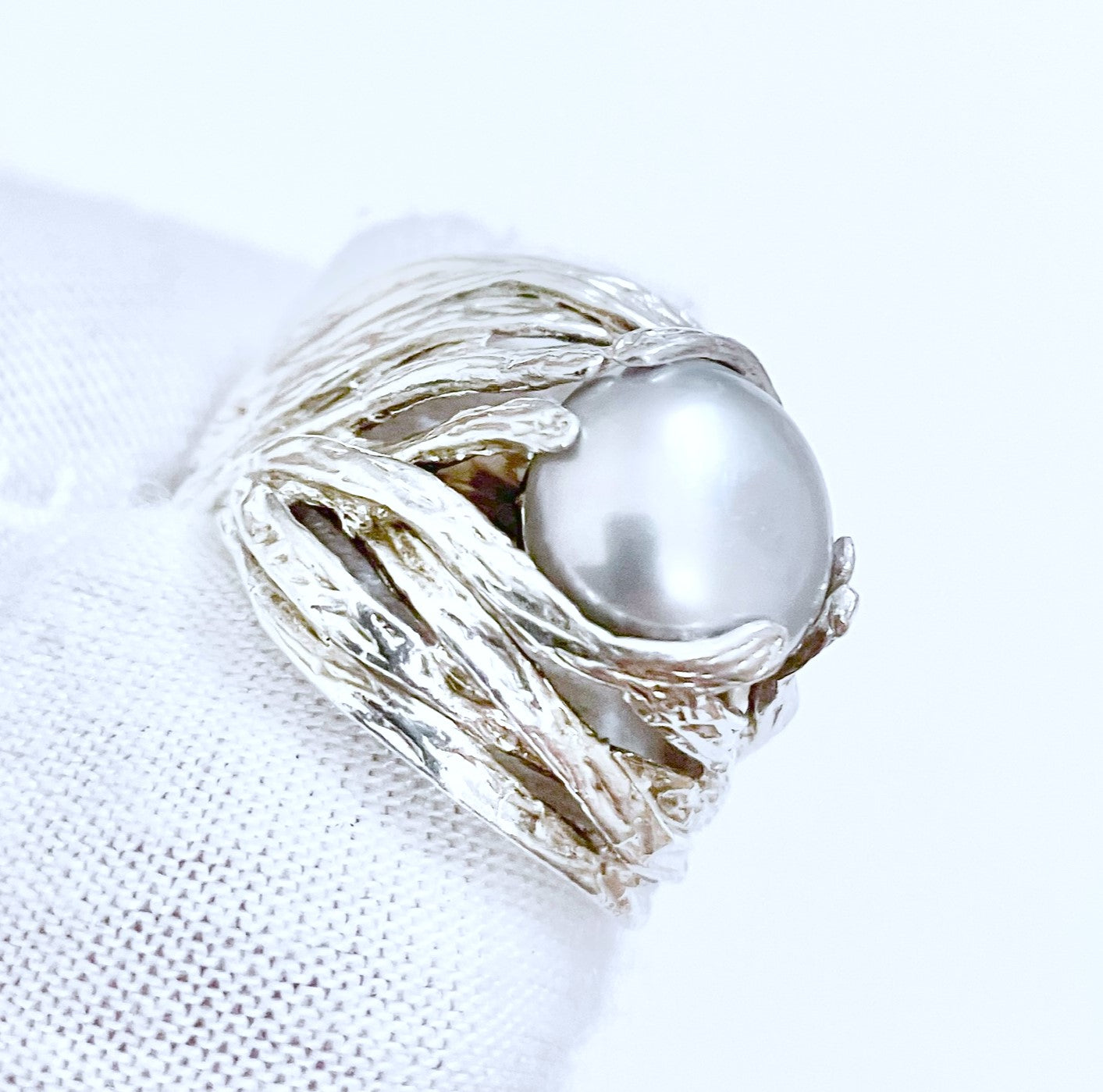 Stauer Holy Land Pearl Ring