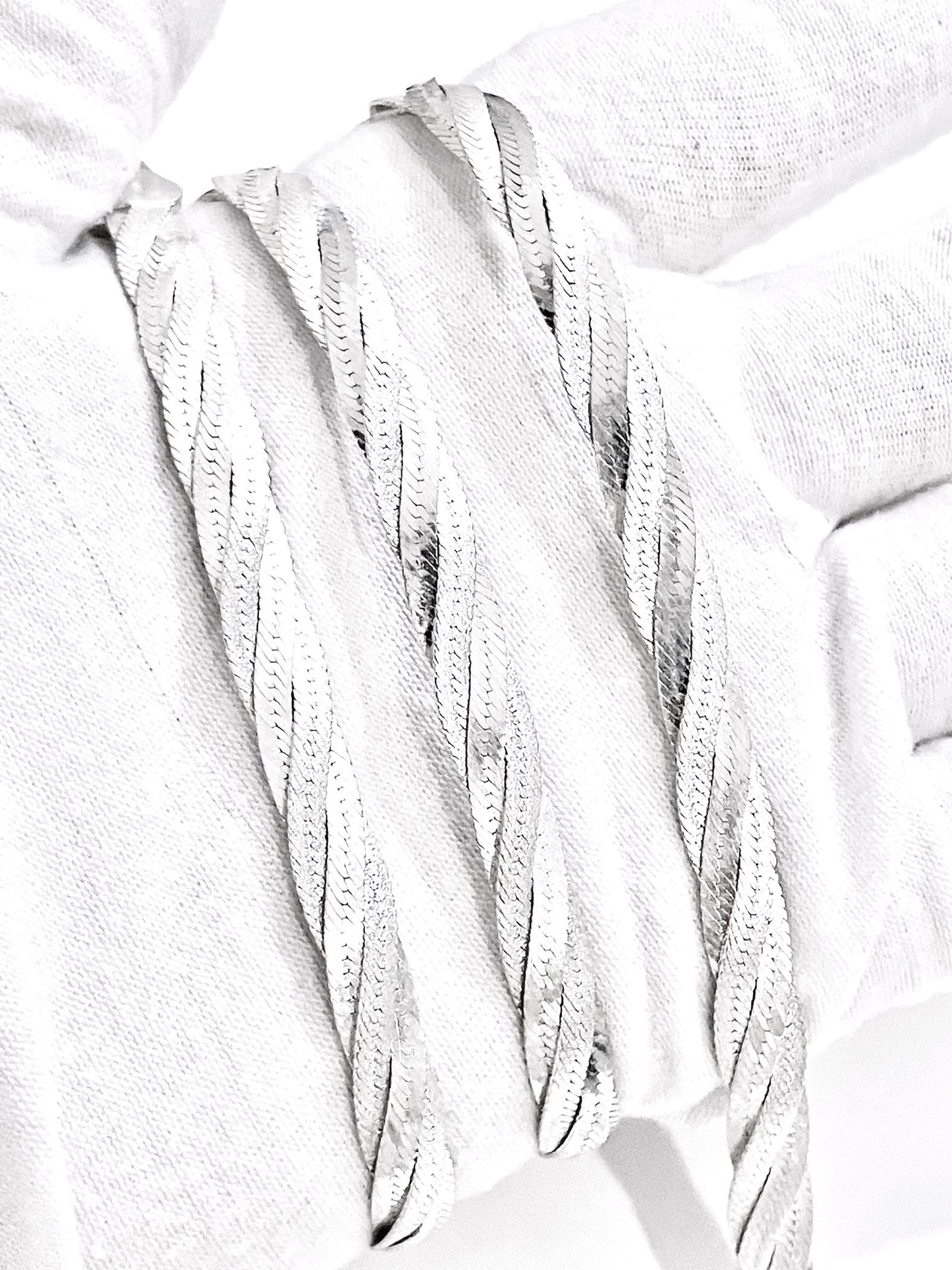 Matte & Gloss Braided Herringbone Set