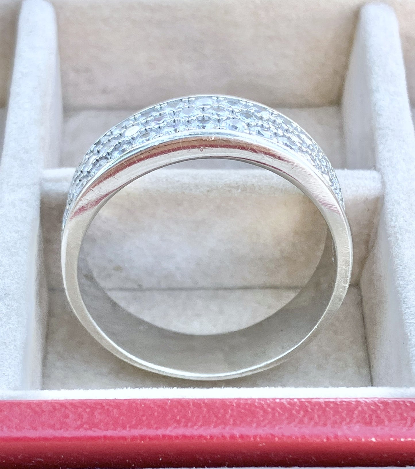 Anillo Half Eternity Pavé "Diamante"