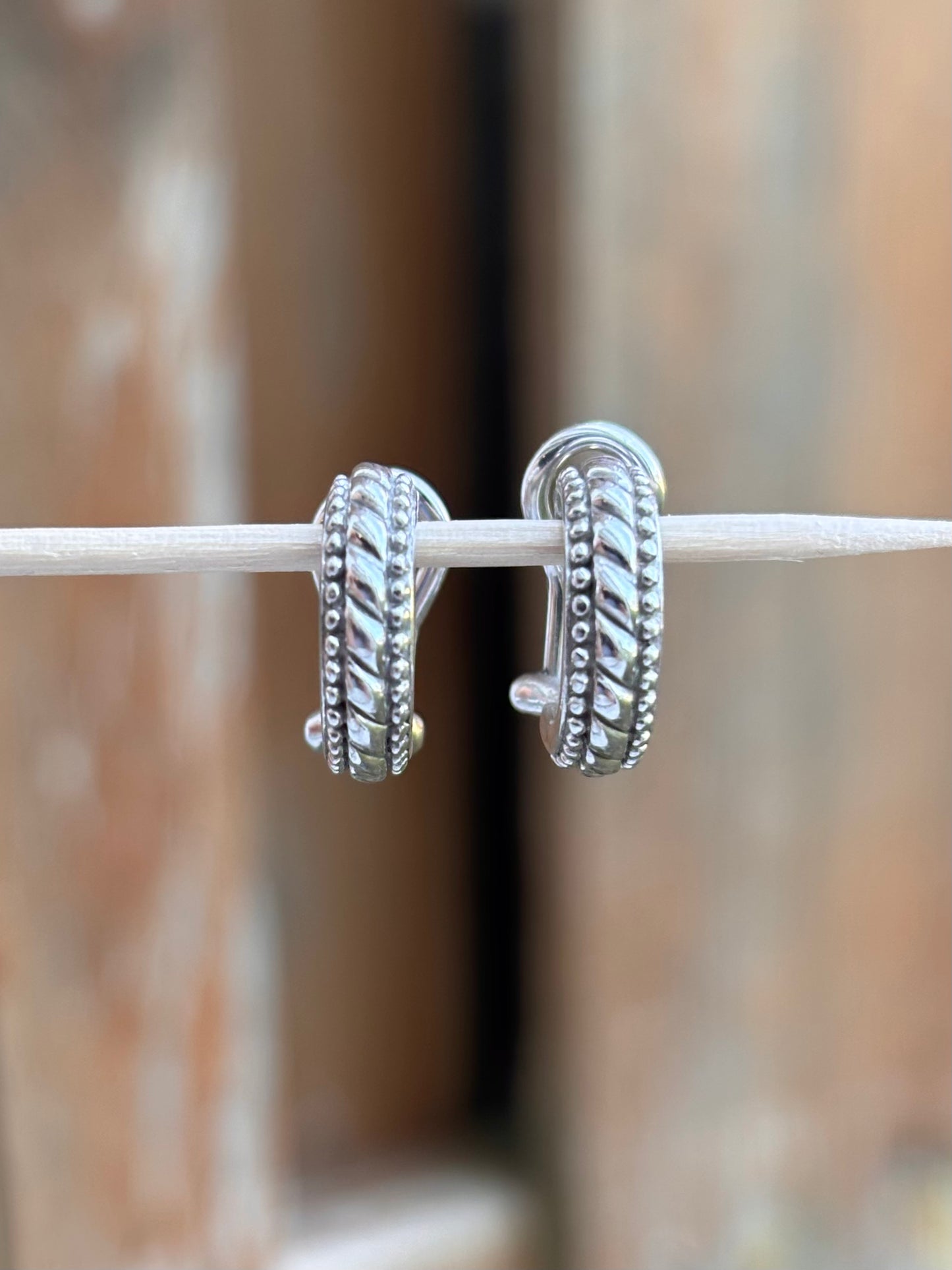 Judith Ripka Diamonique Heart Dangle Leverback Earrings