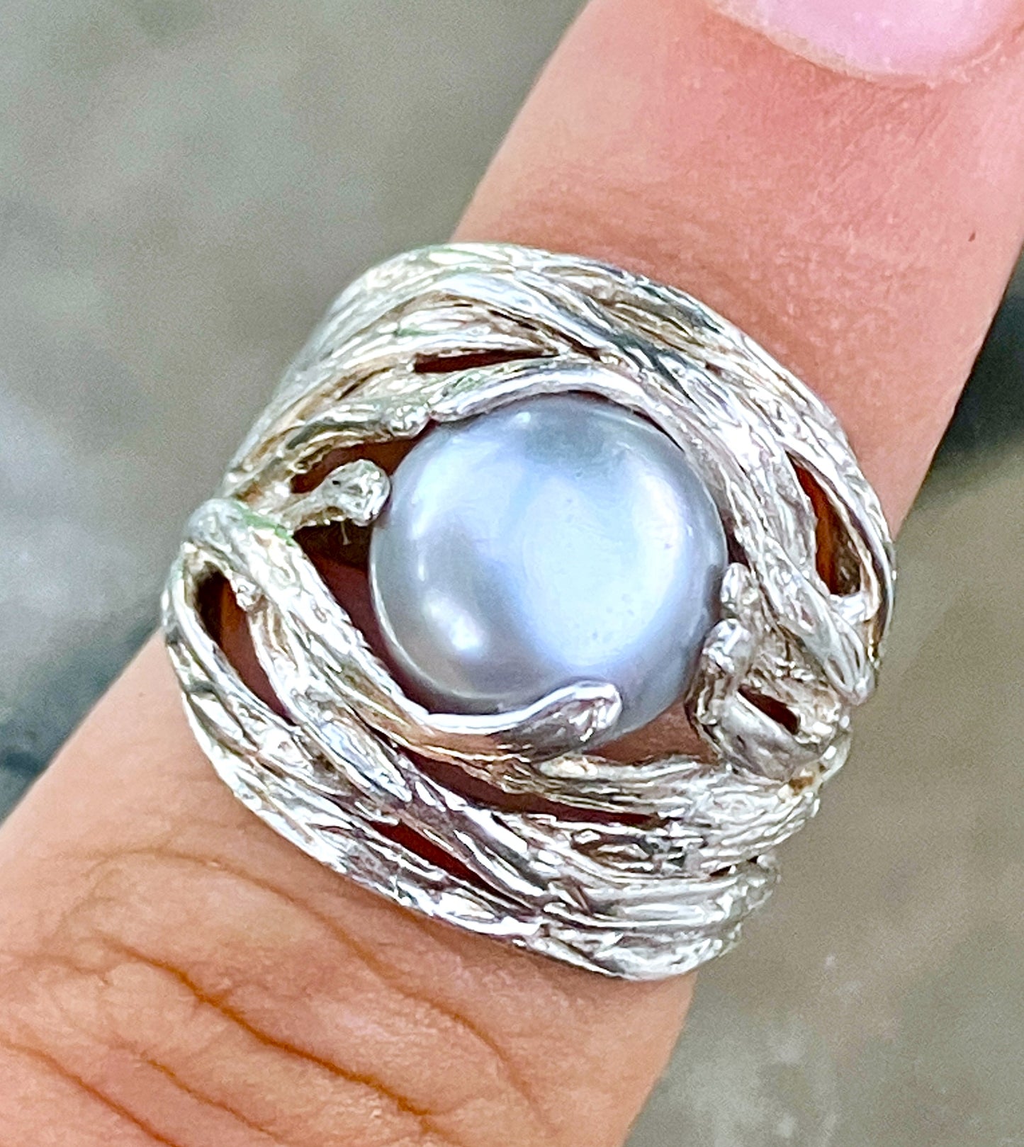 Stauer Holy Land Pearl Ring