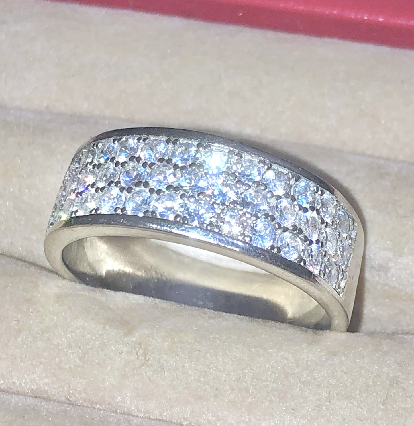 Anillo Half Eternity Pavé "Diamante"