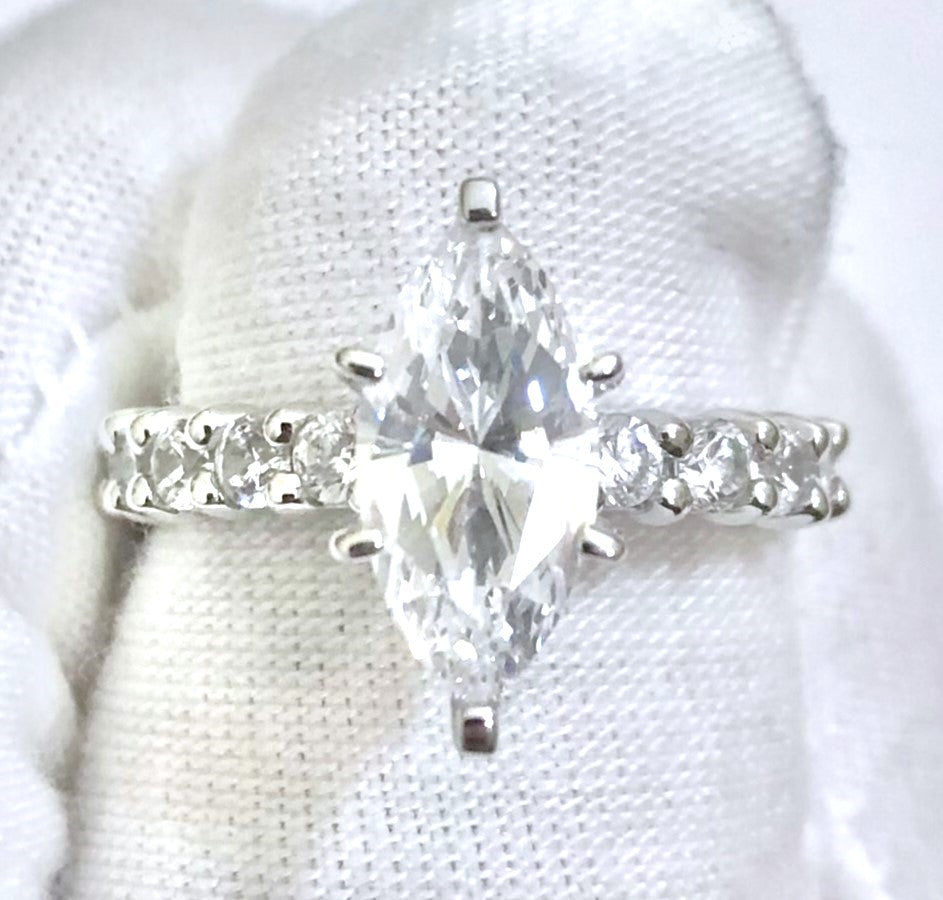 Marquise “Diamond” Engagement Eternity Ring