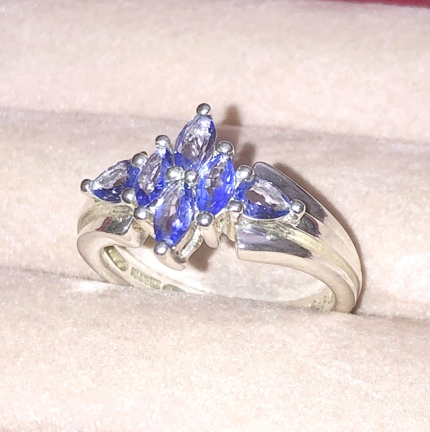 Pear and Marquise Cut Tanzanite Ring