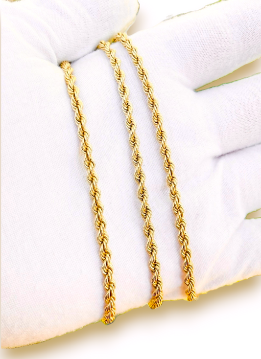 14k Gold Rope Chain