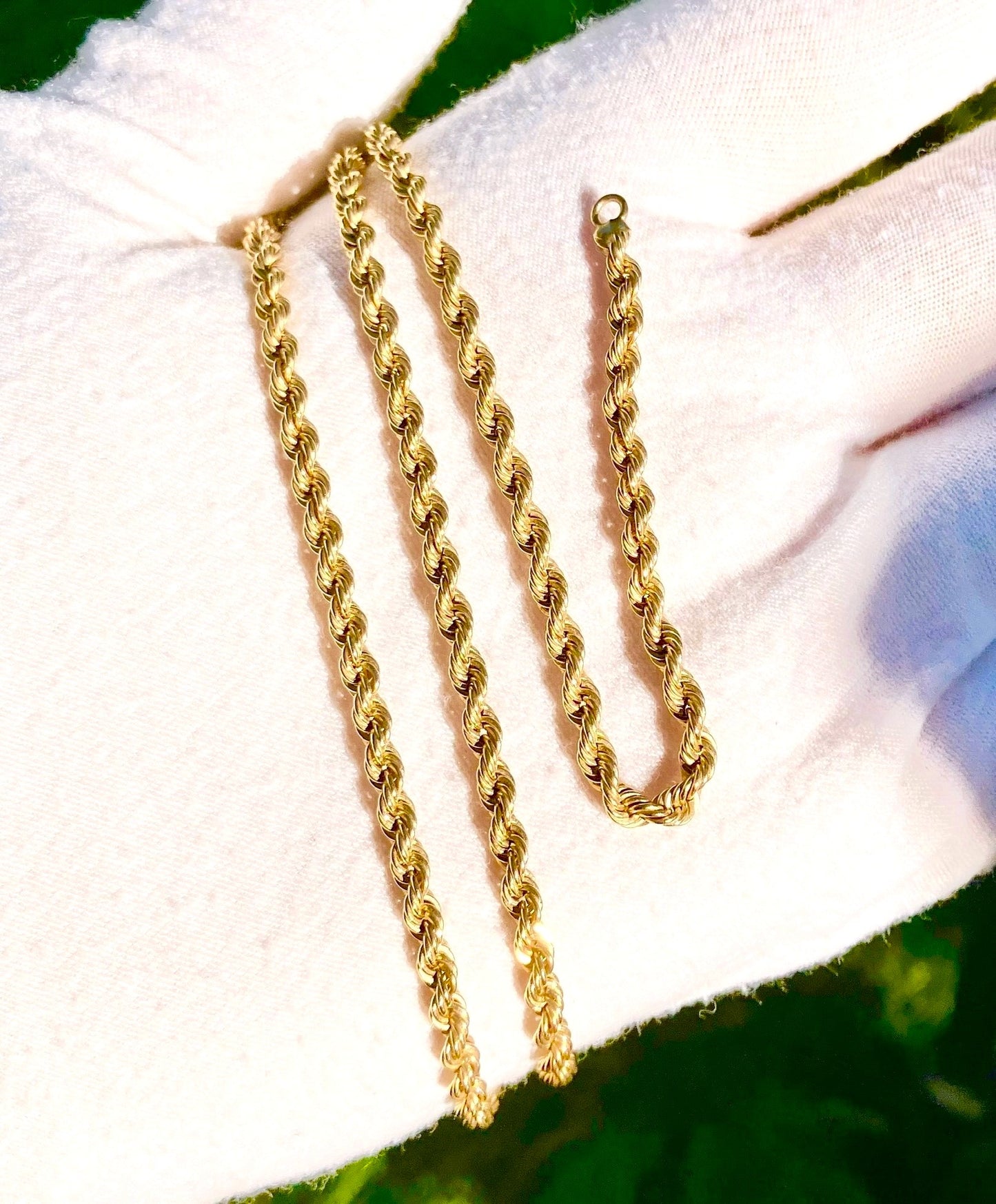14k Gold Rope Chain