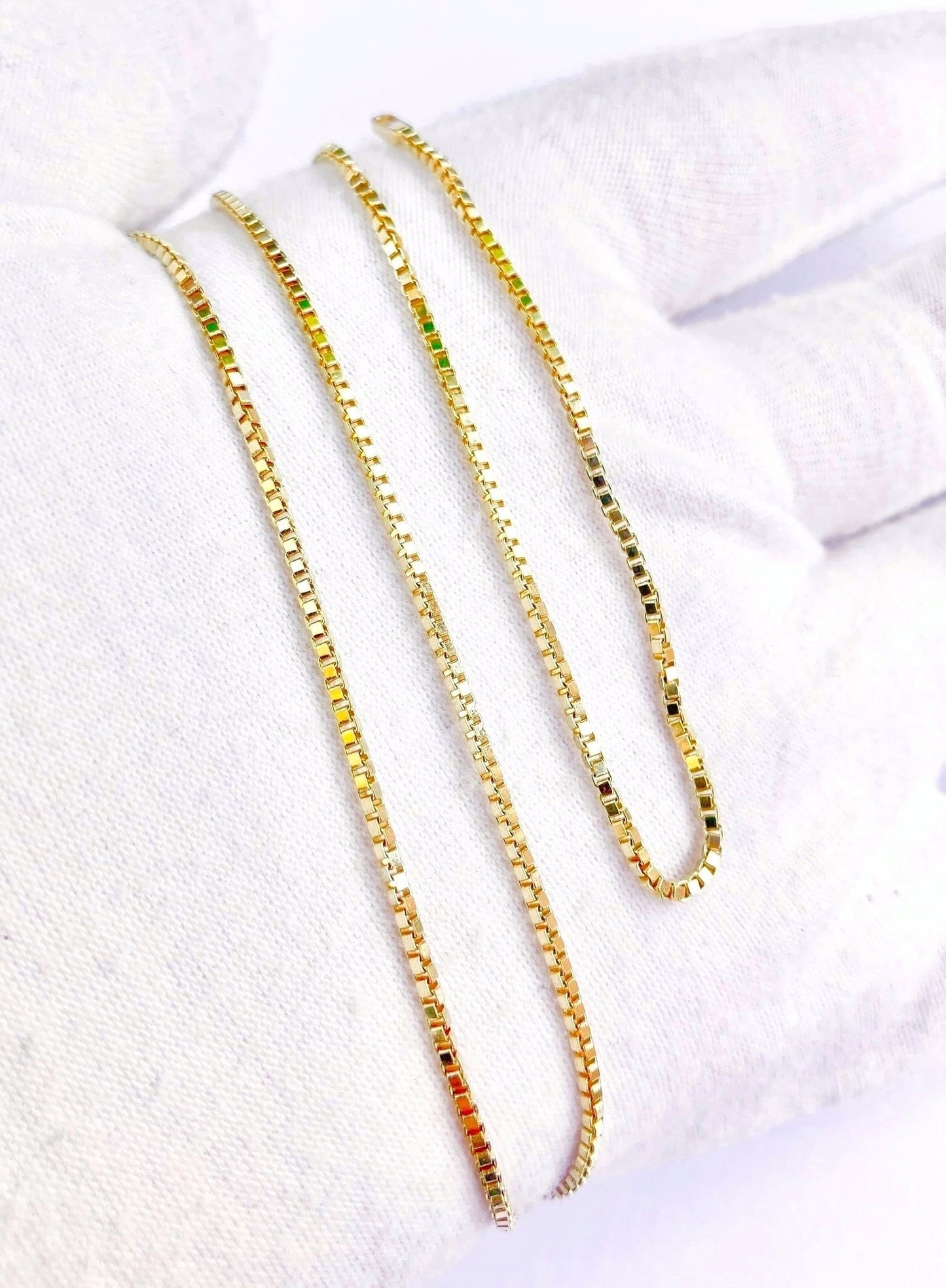 14k Gold Box Chain