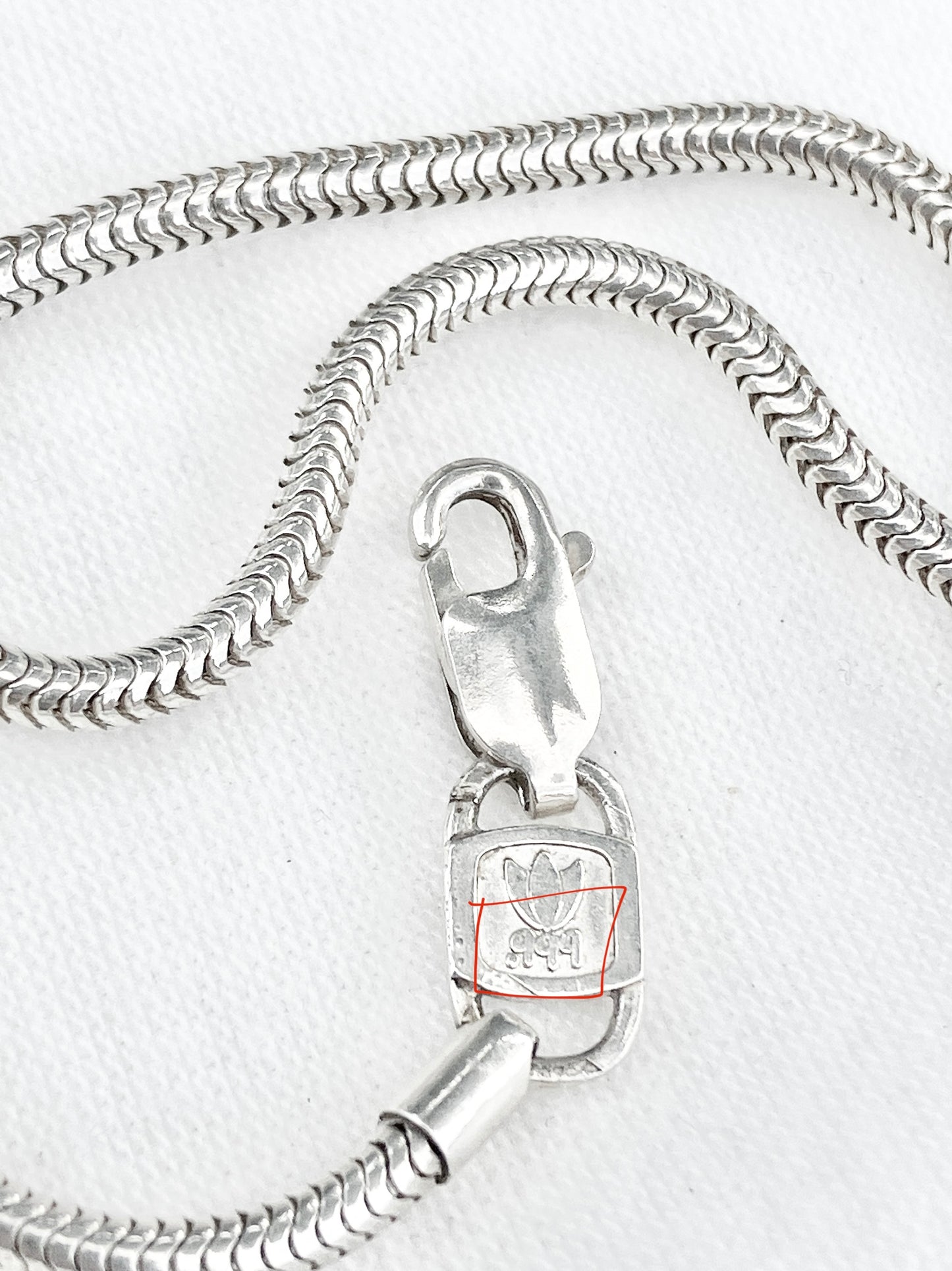 999 Fine Silver Snake Chain