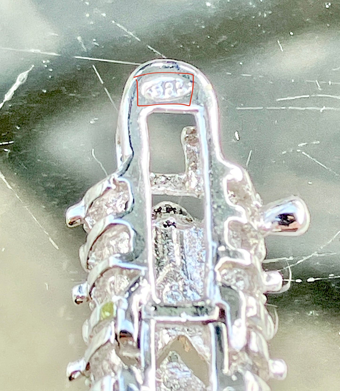 Diamond Chip W-Link Tennis Bracelet