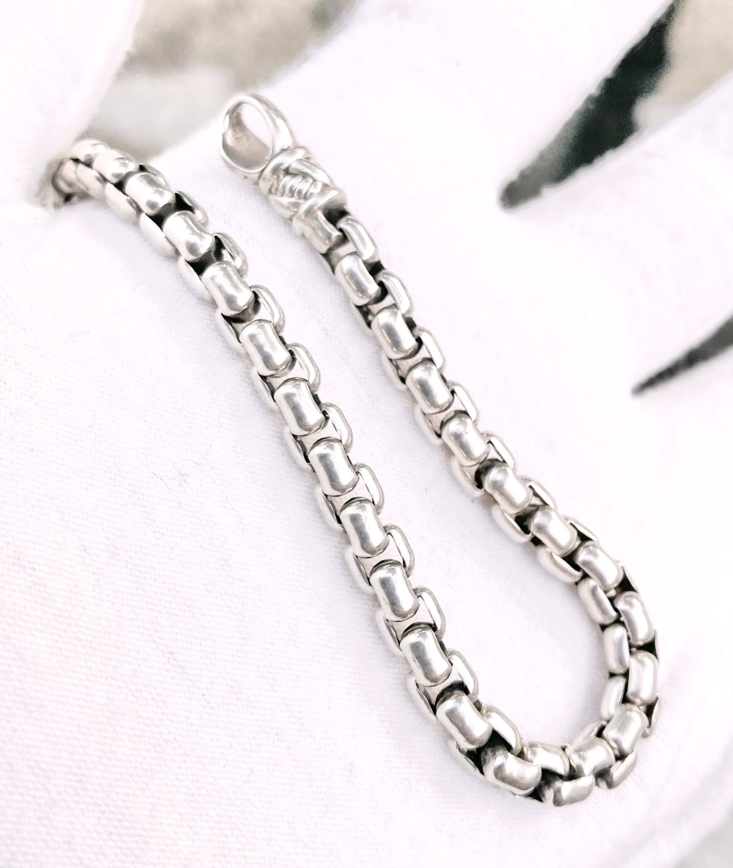 Square Rolo Link Bracelet