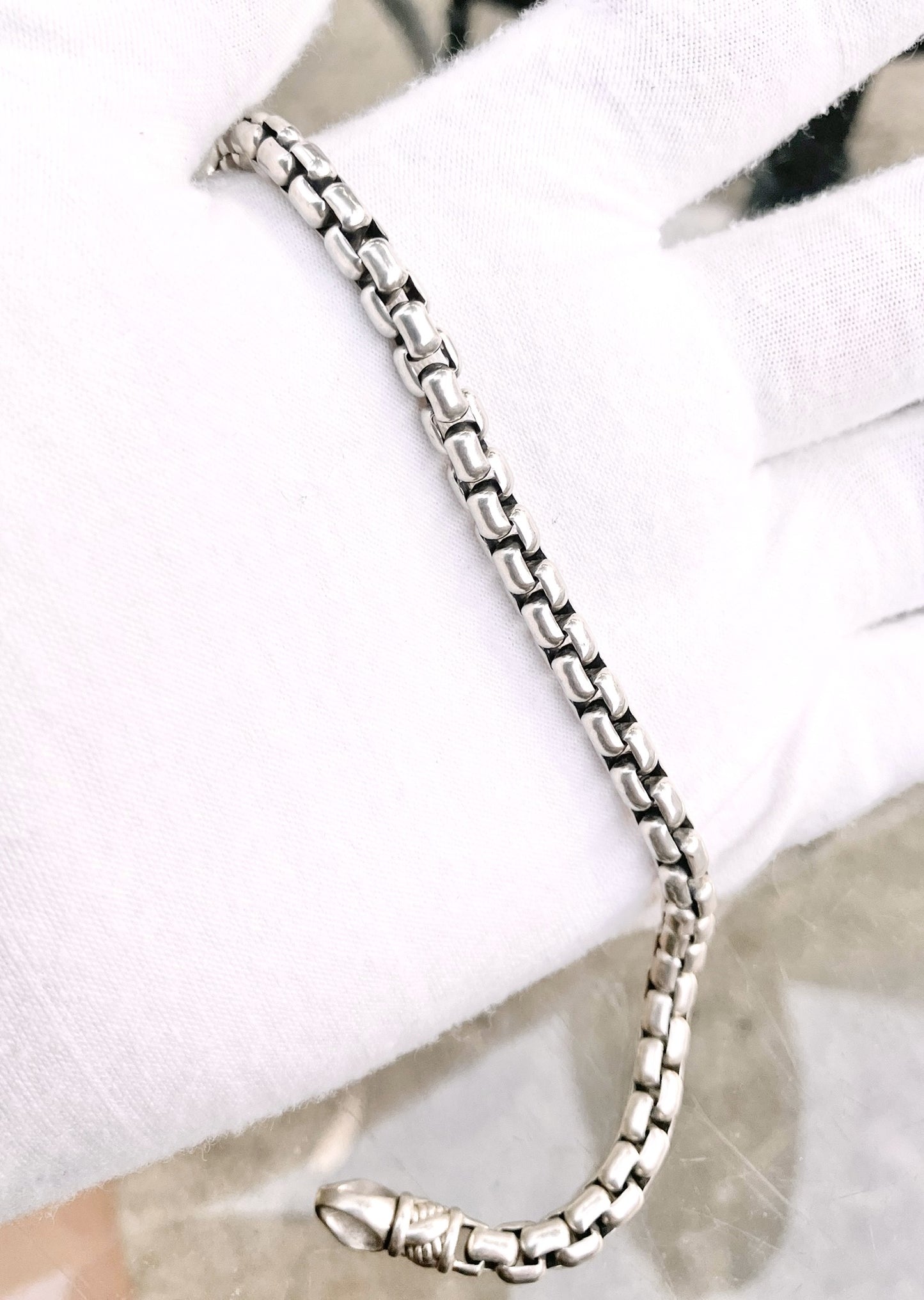 Square Rolo Link Bracelet