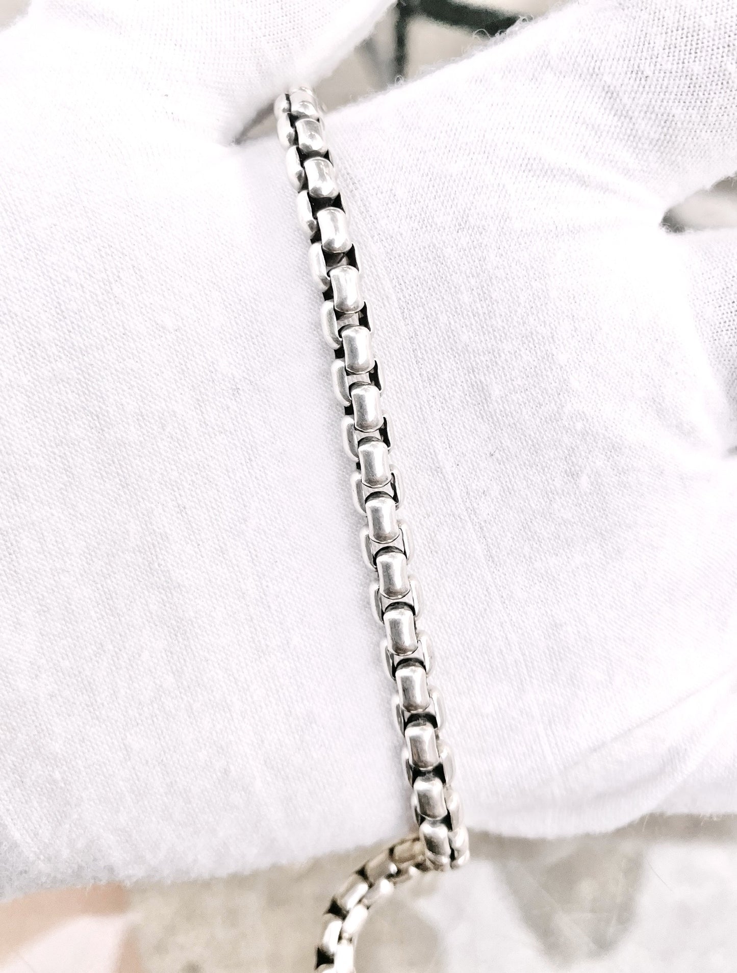 Square Rolo Link Bracelet