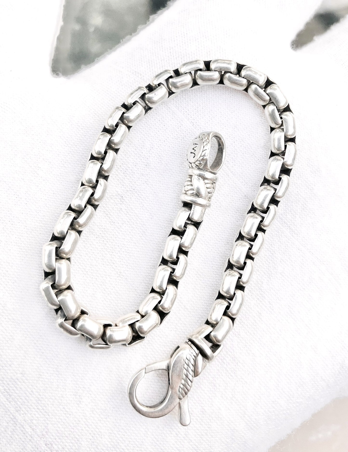 Square Rolo Link Bracelet