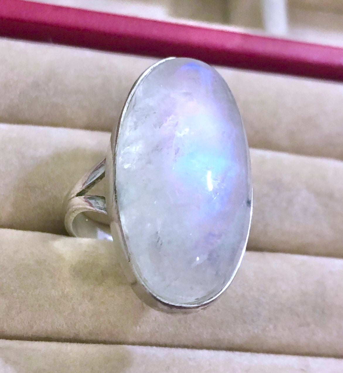 Oval Moonstone Ring