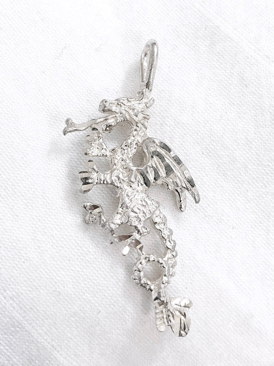 Fire Breathing Dragon Pendant