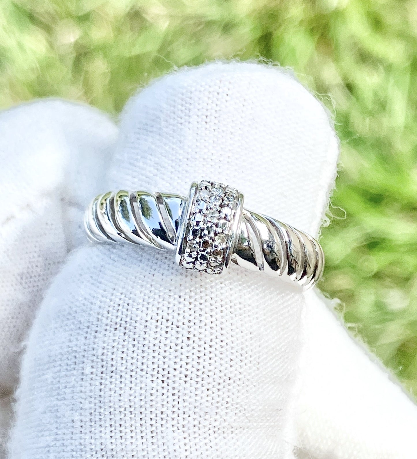Ribbed Diamond Set