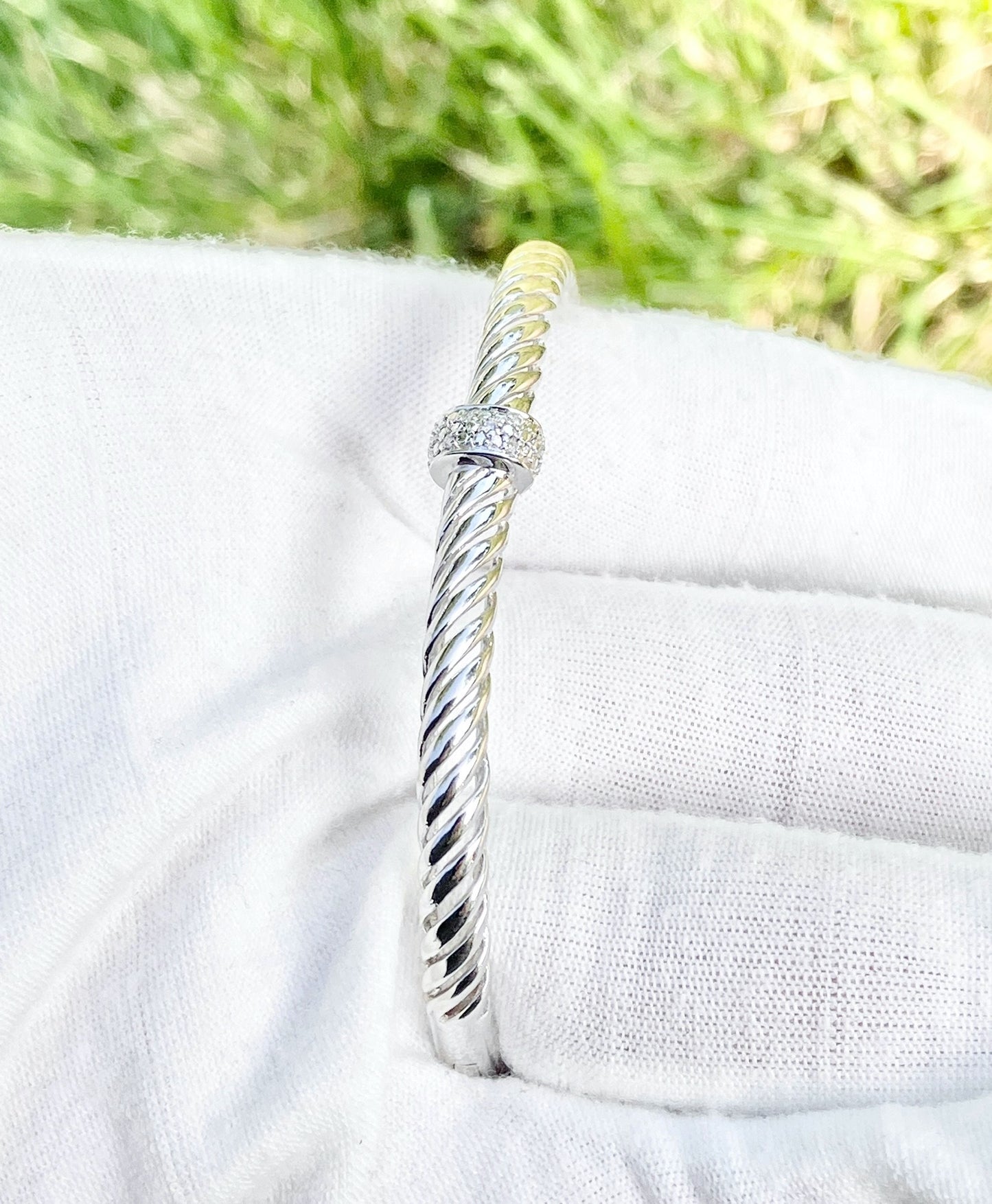 Ribbed Diamond Set