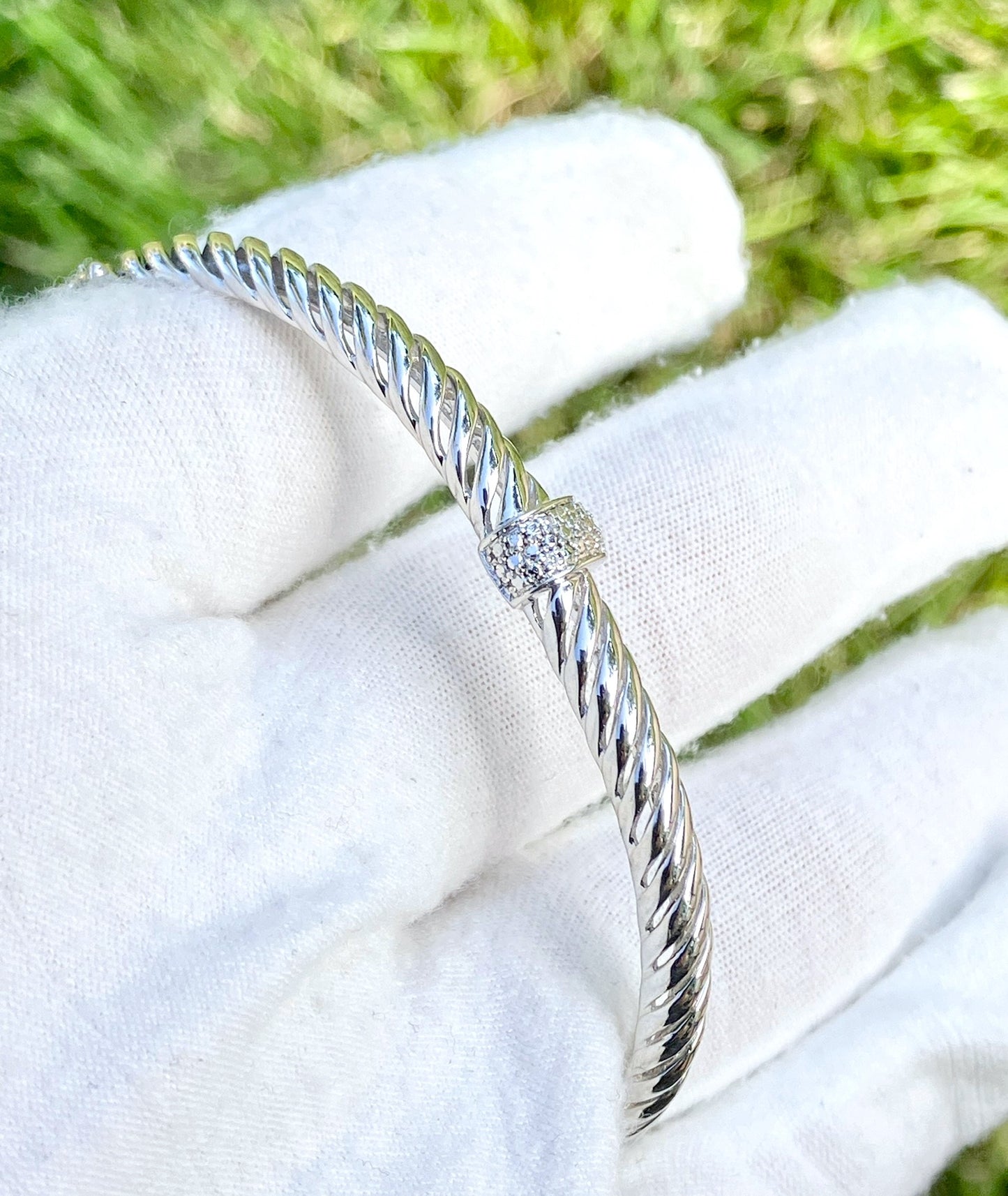 Ribbed Diamond Set