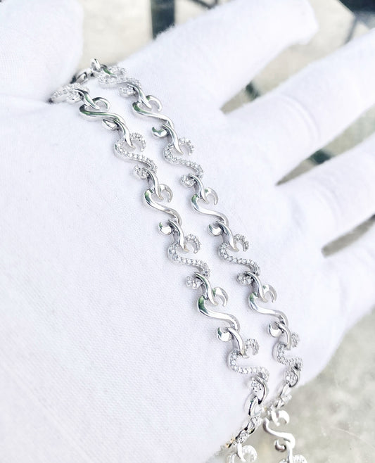 Diamond S-Link Tennis Bracelets (2 Sizes!)