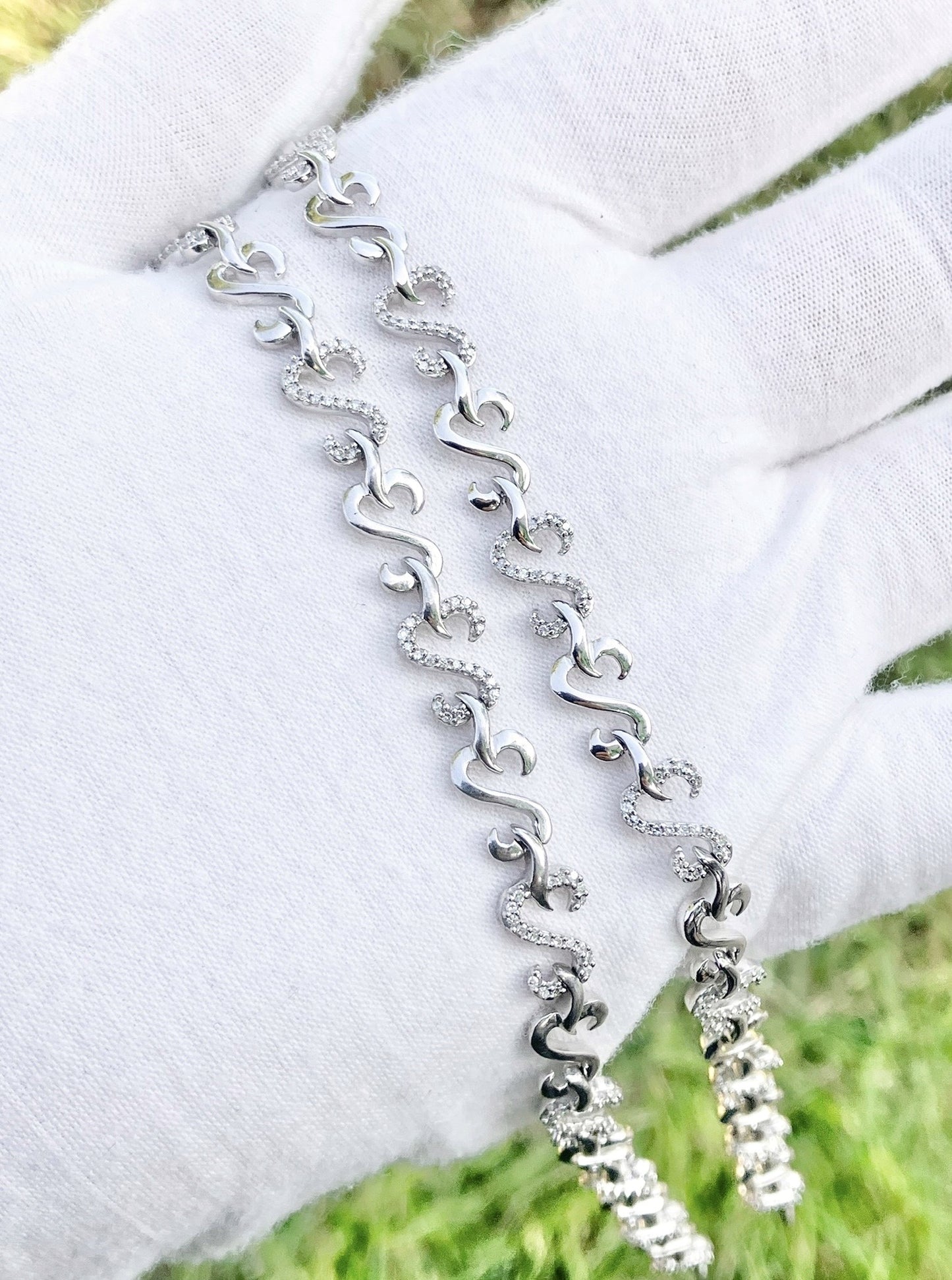 Diamond S-Link Tennis Bracelets (2 Sizes!)