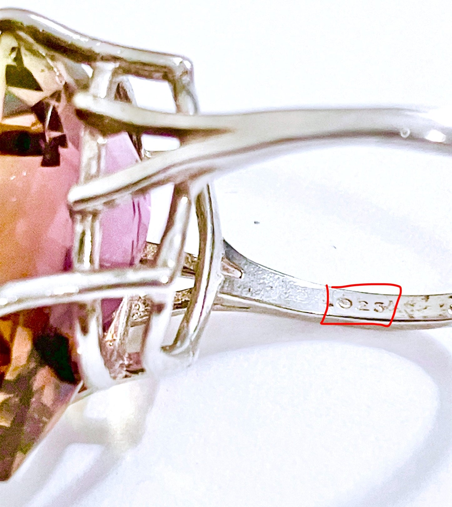 Pear Cut Ametrine Ring