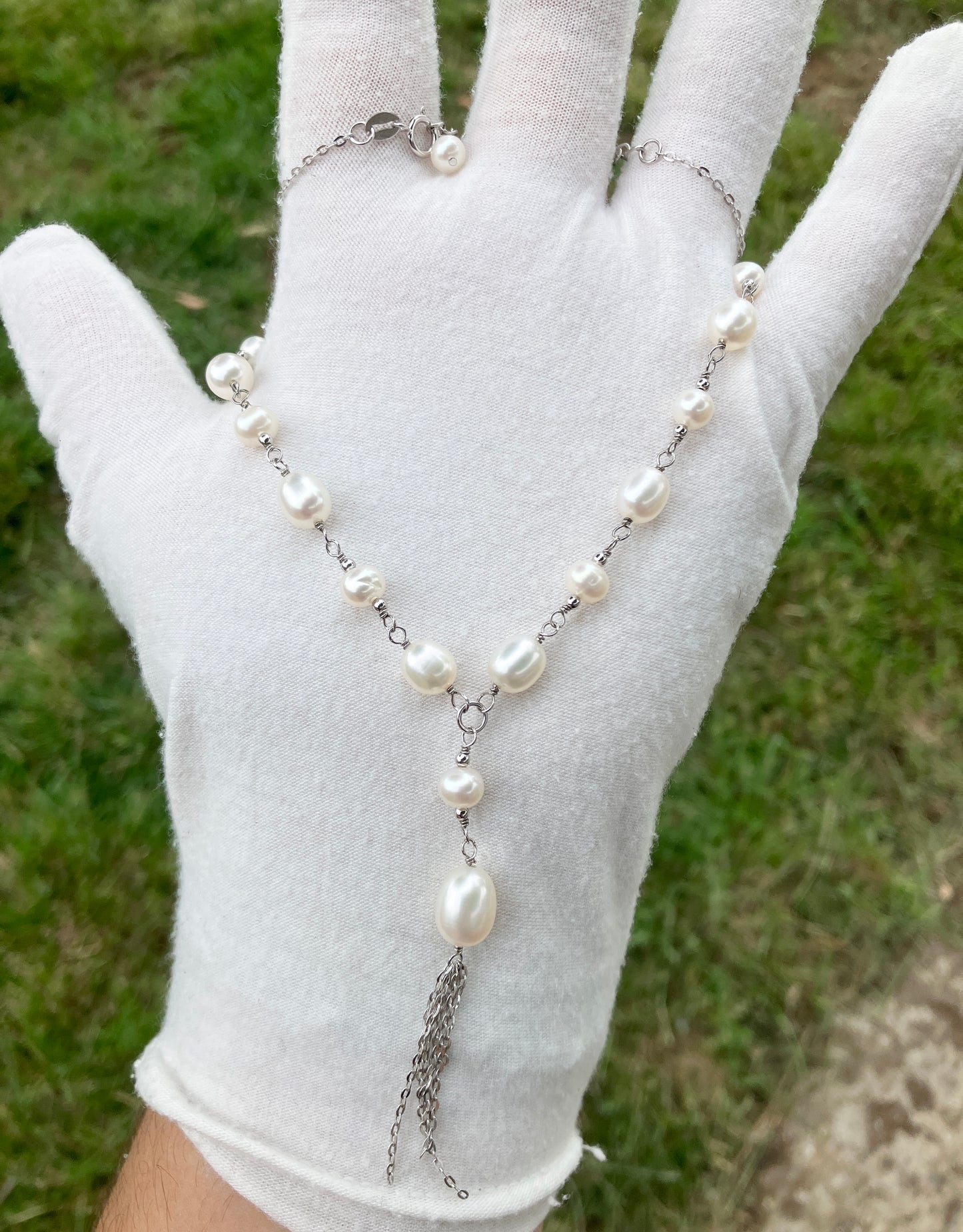 Pearl Dangle Necklace