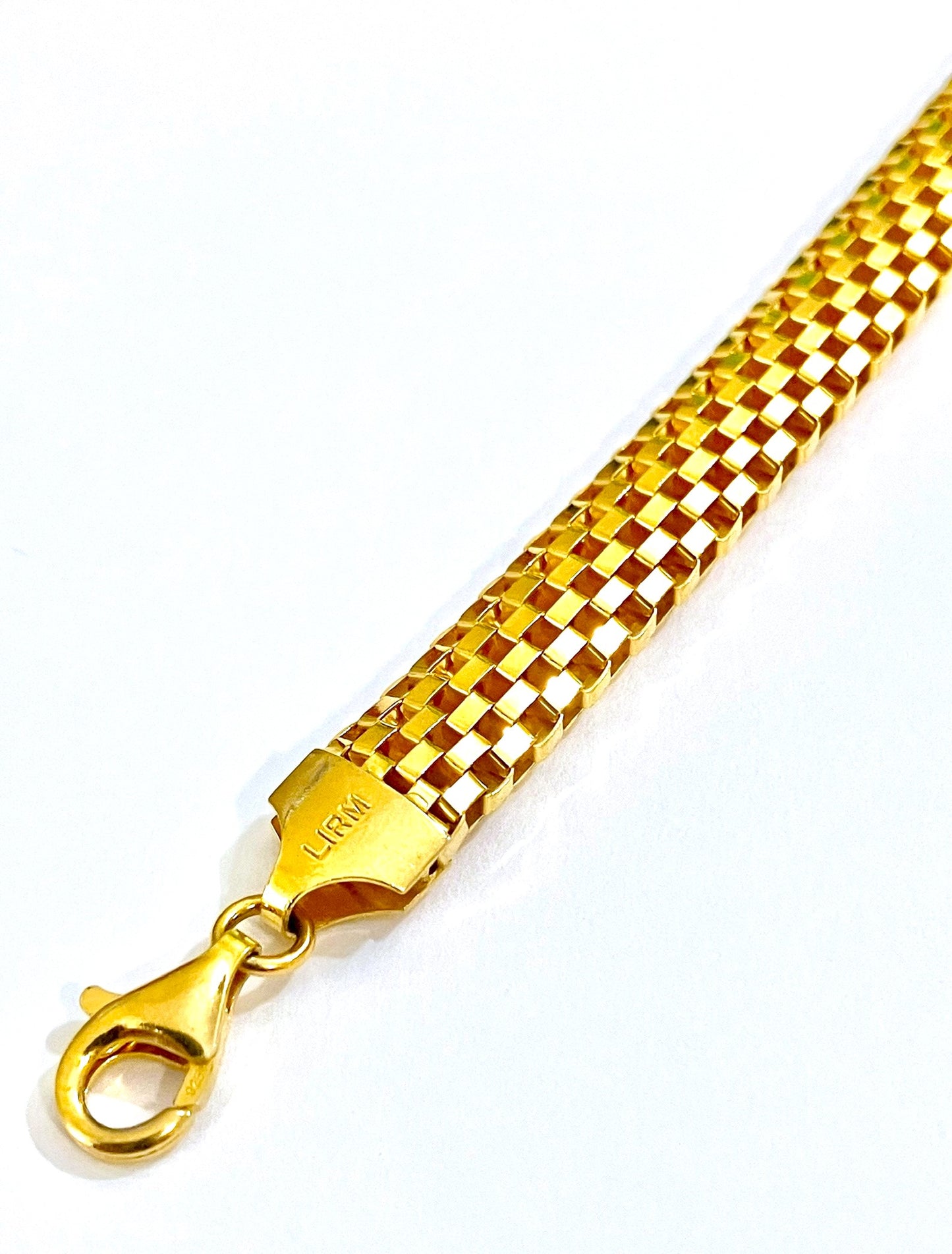 Gold Plated Mesh Link Bracelet