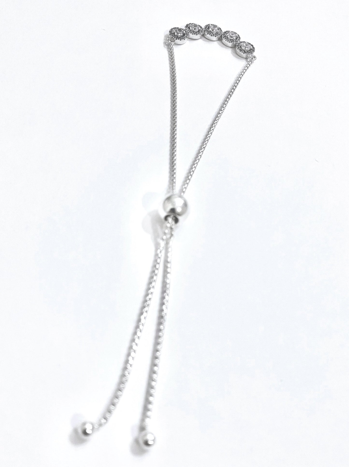 Pandora Round Sparkle Slider Bracelet