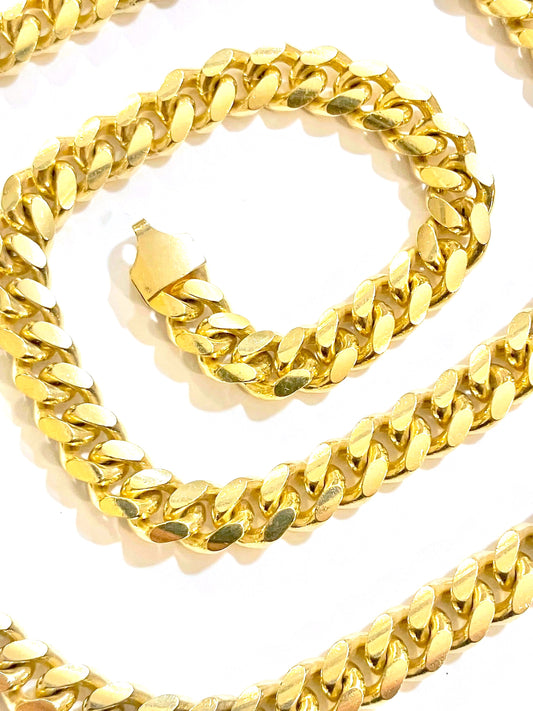 10k Gold Plated Cuban Link Chain