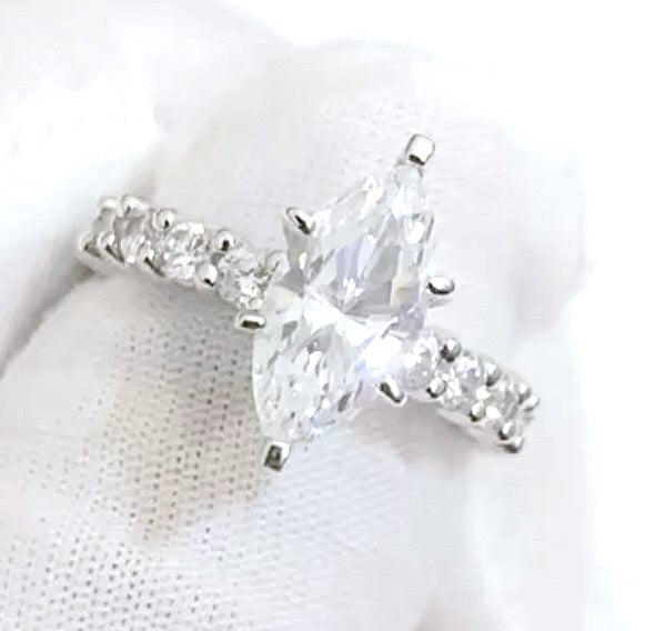 Marquise “Diamond” Engagement Eternity Ring