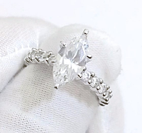 Marquise “Diamond” Engagement Eternity Ring