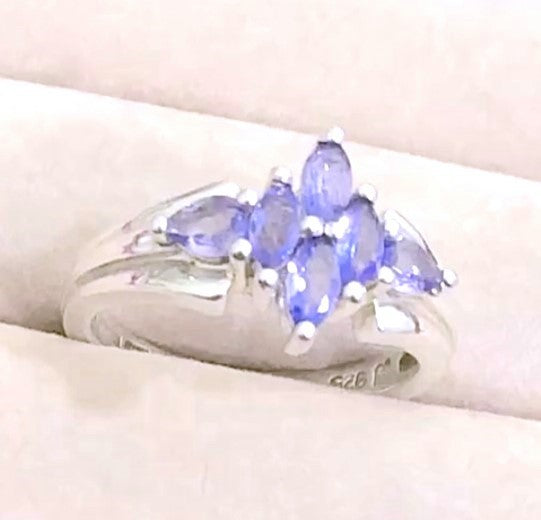Pear and Marquise Cut Tanzanite Ring